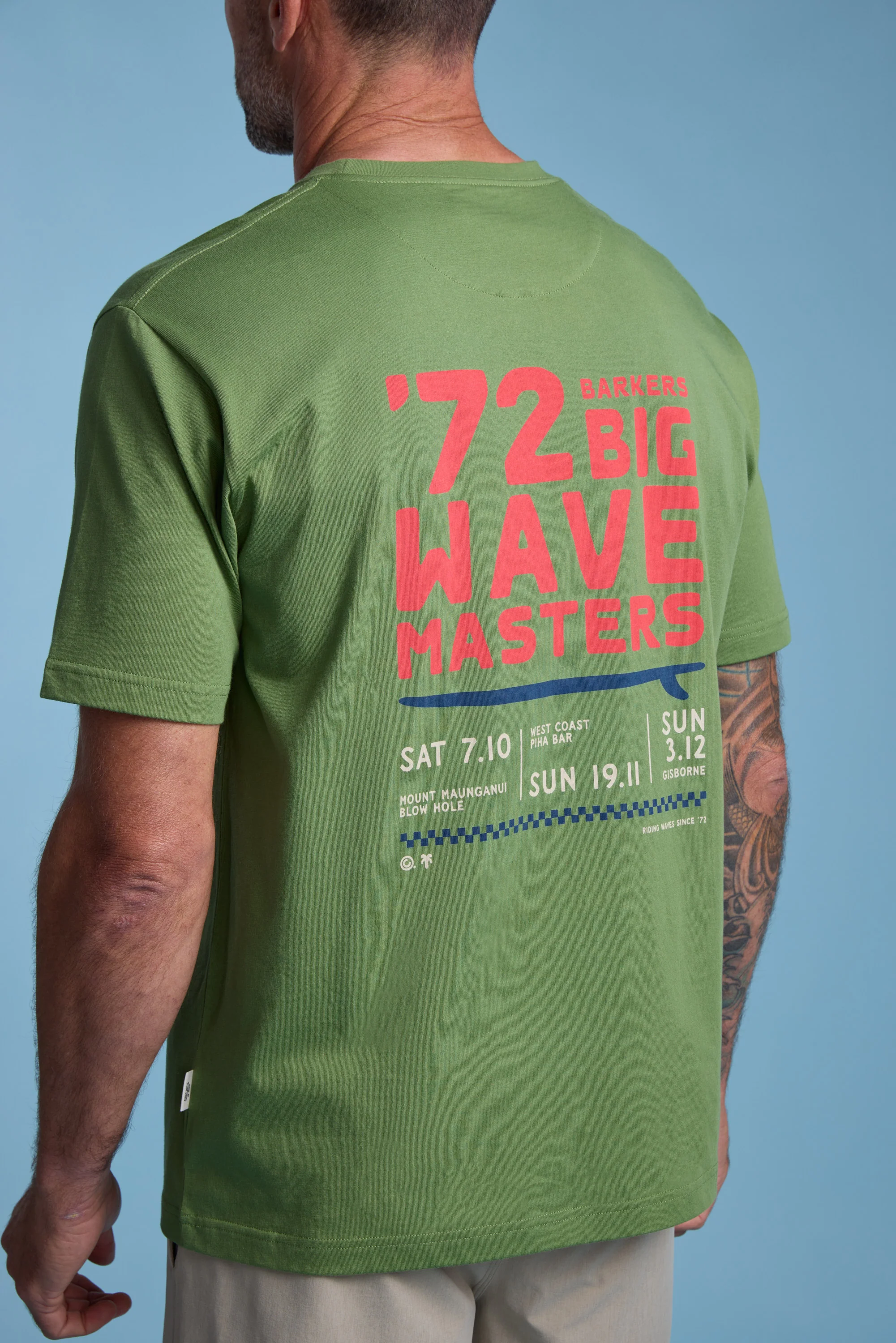 72 Wave Masters Print Tee