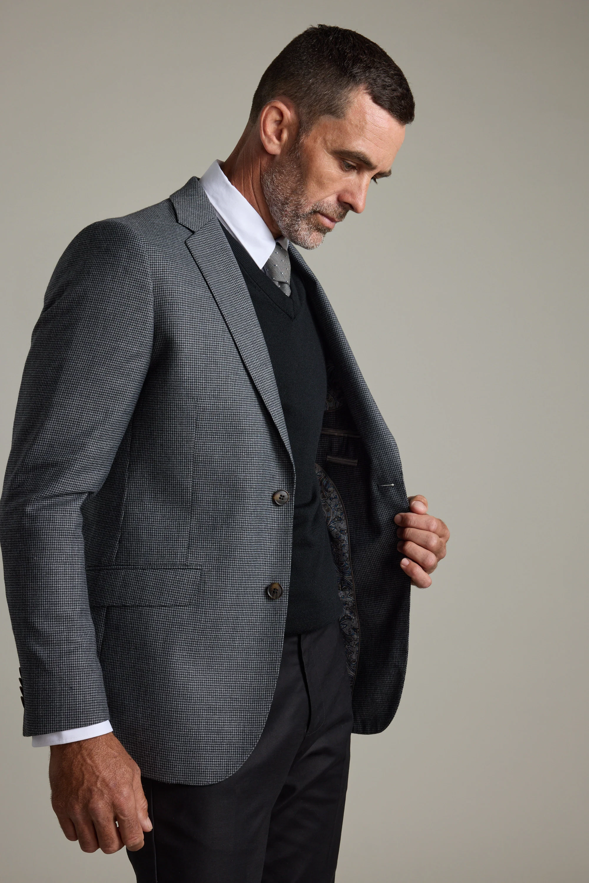 Allenby Dogtooth Blazer - Image 6