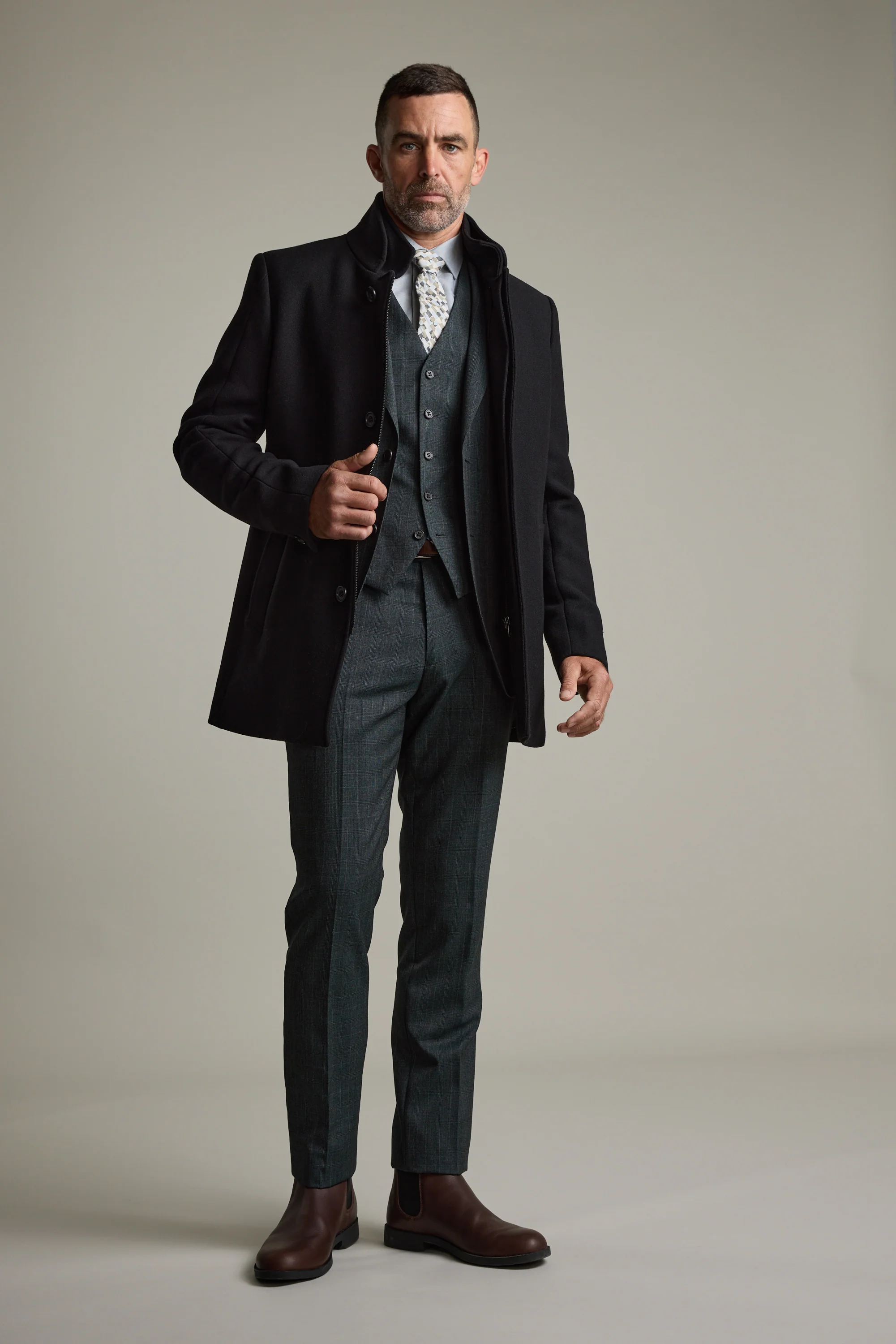 Anderson Check Suit Jacket - Image 4