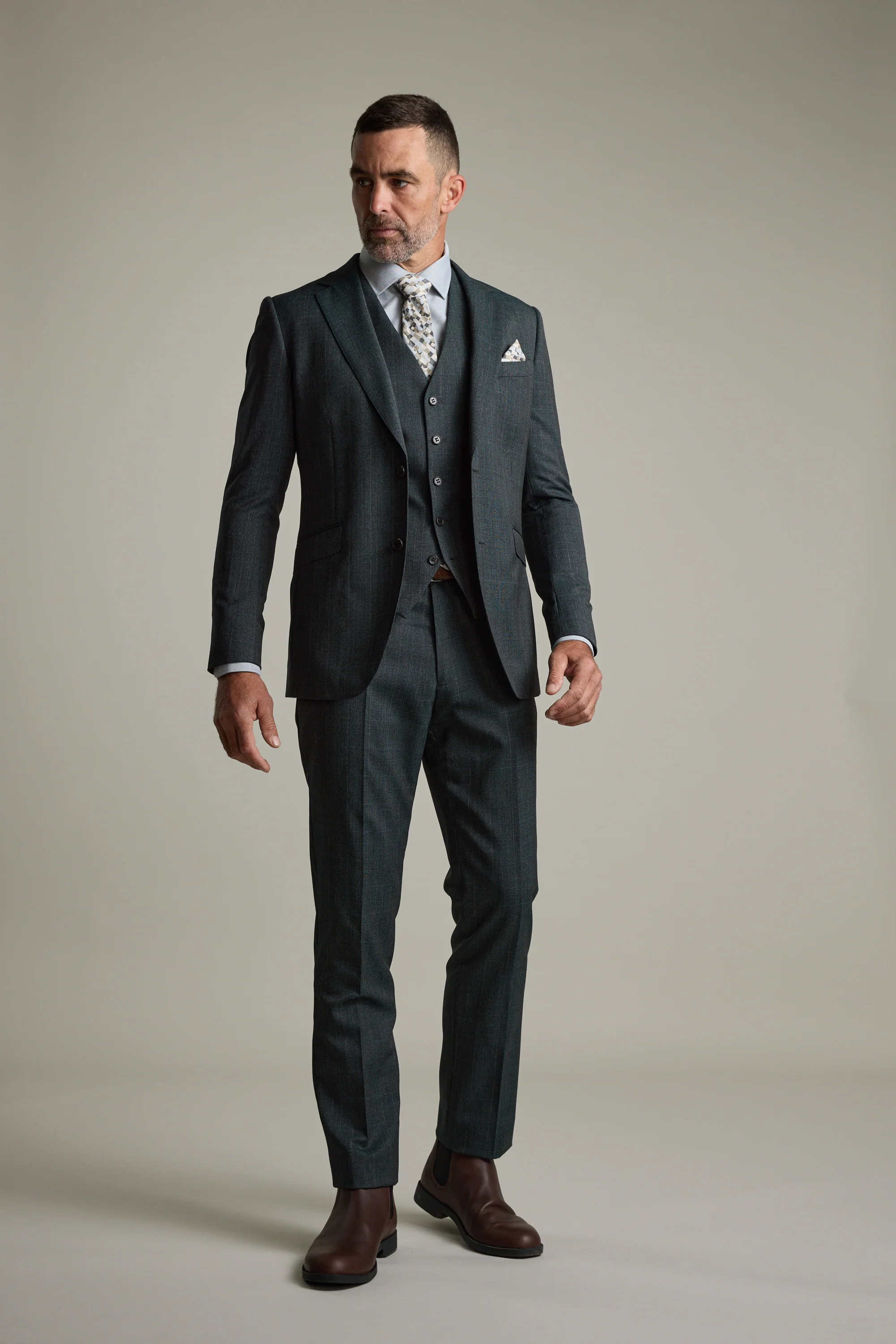 Anderson Check Waistcoat - Image 3