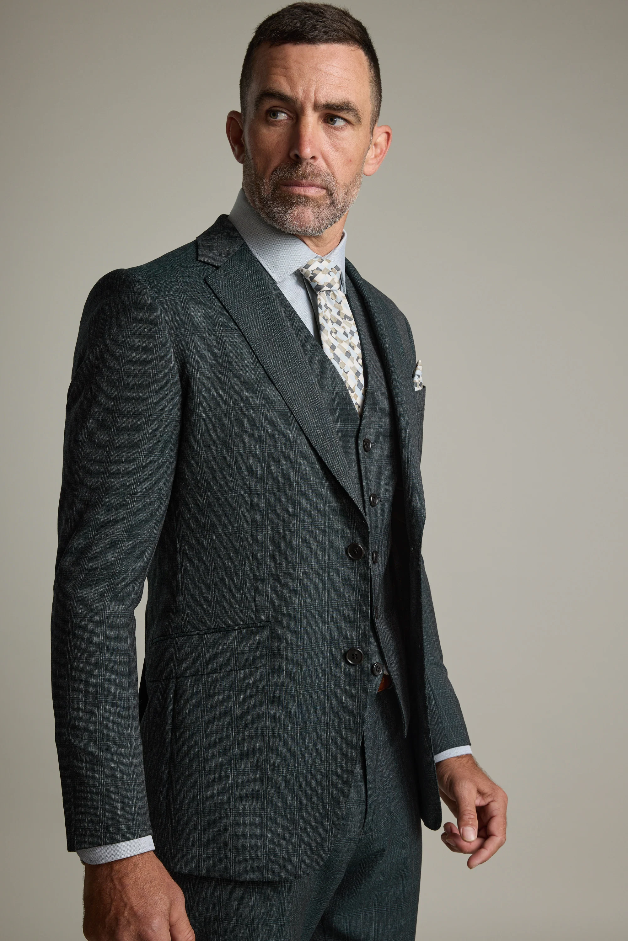 Anderson Check Waistcoat - Image 4