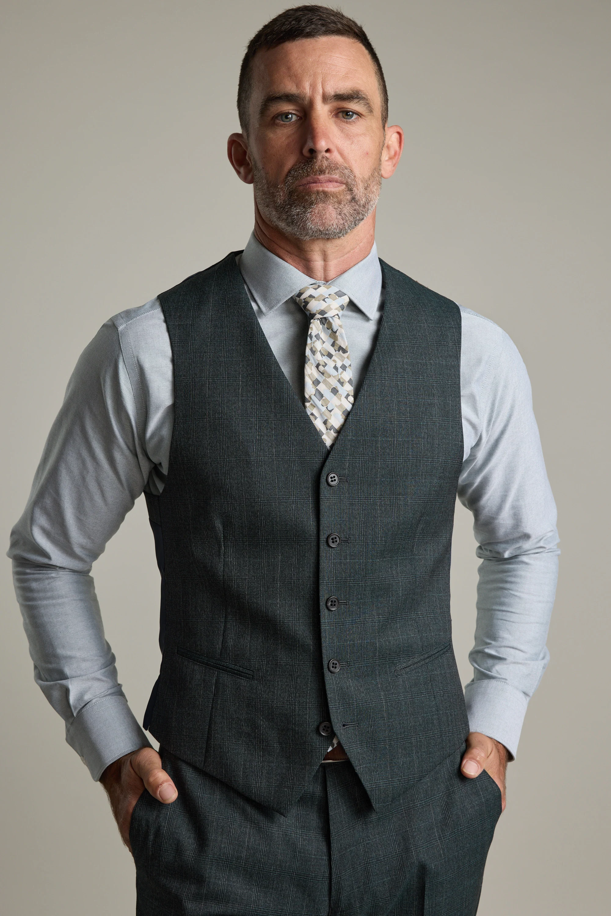 Anderson Check Waistcoat - Image 5