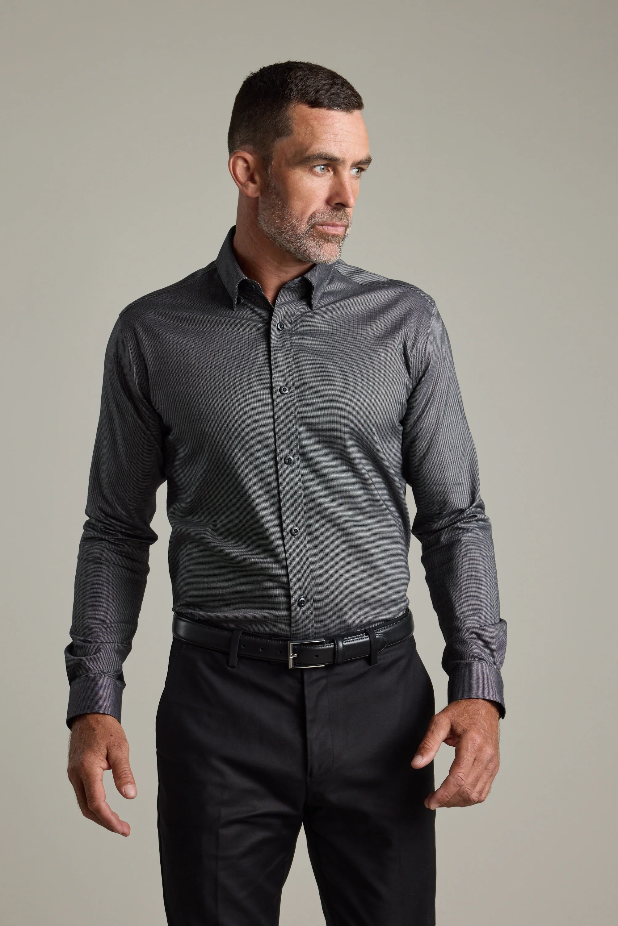 Arthur Texture Business Shirt - Image 3