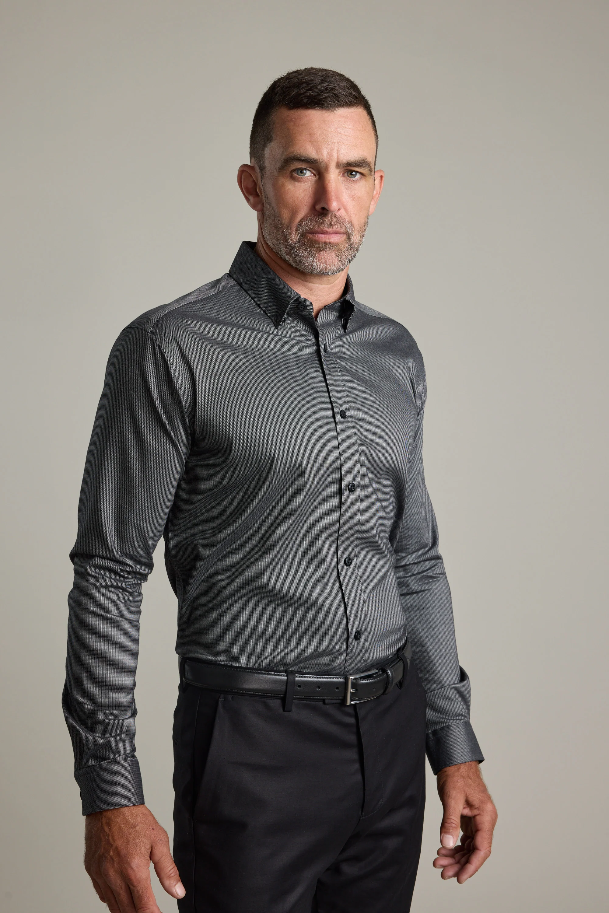 Arthur Texture Business Shirt - Image 4