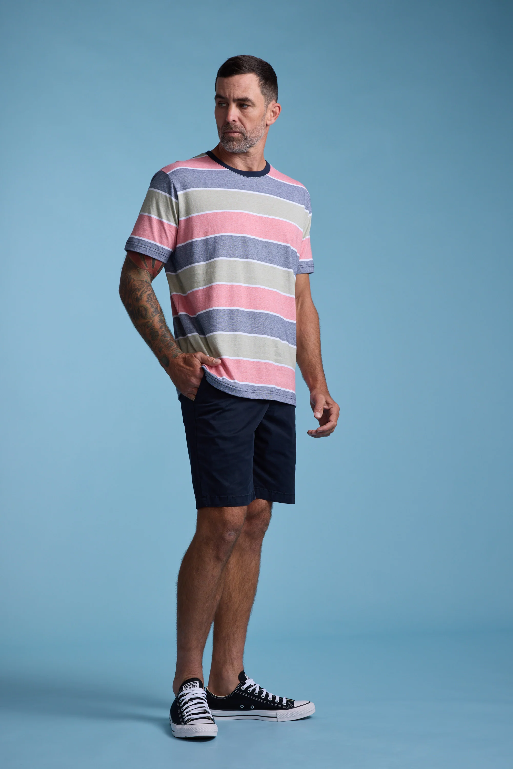 Asbrooke Stripe Tee - Image 4