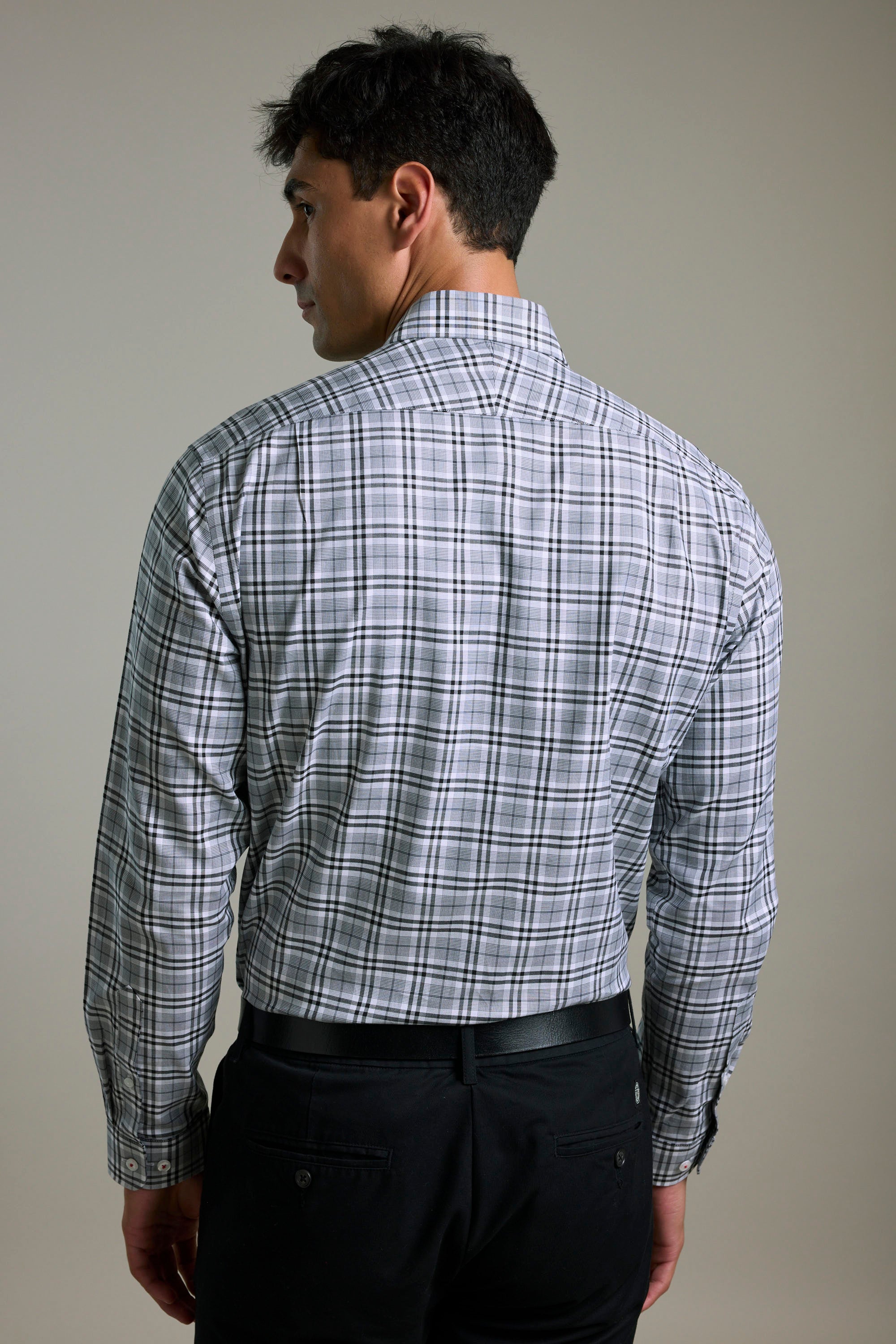 Audley Check Business Shirt - Image 6