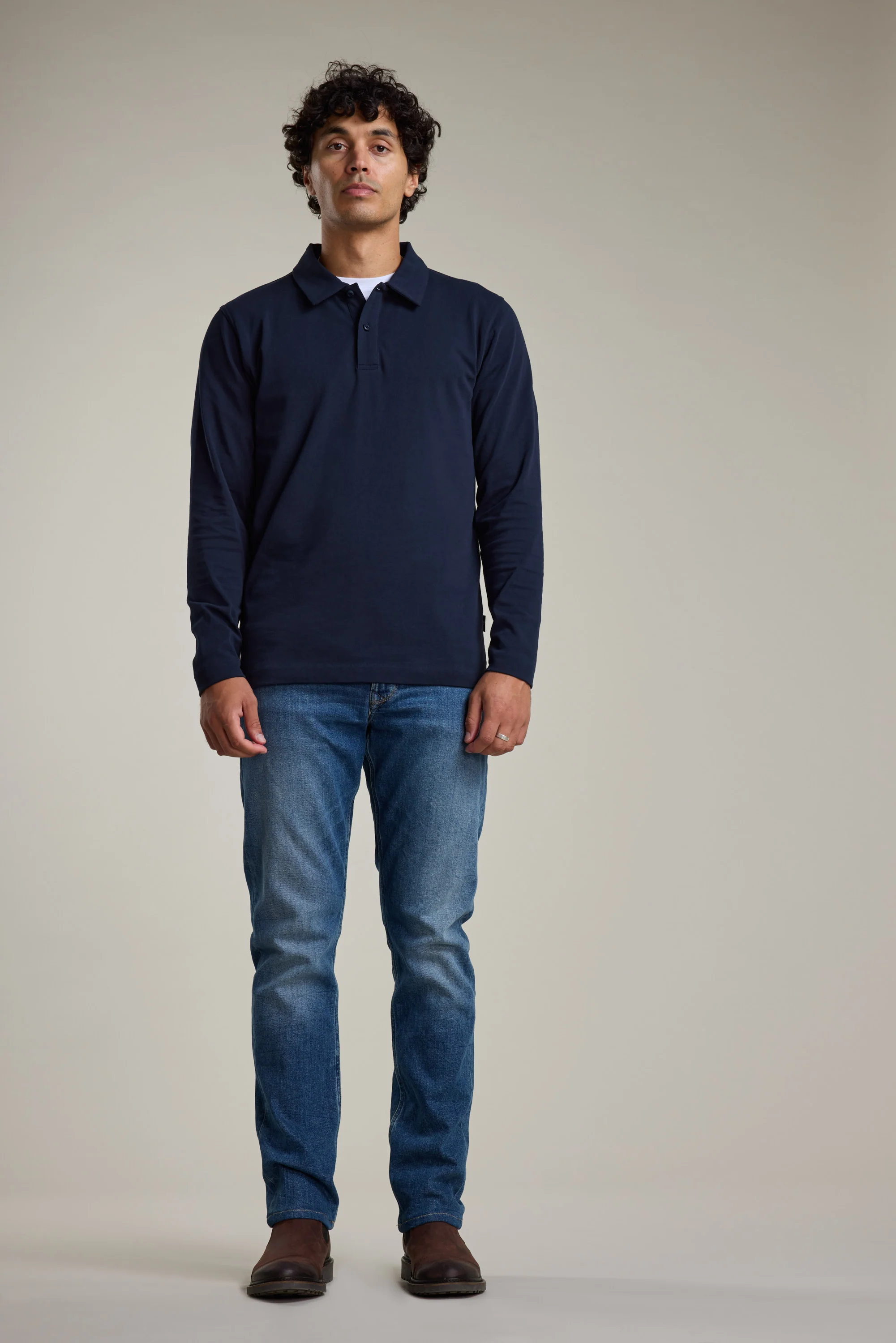 Austin Long Sleeve Polo - Image 4