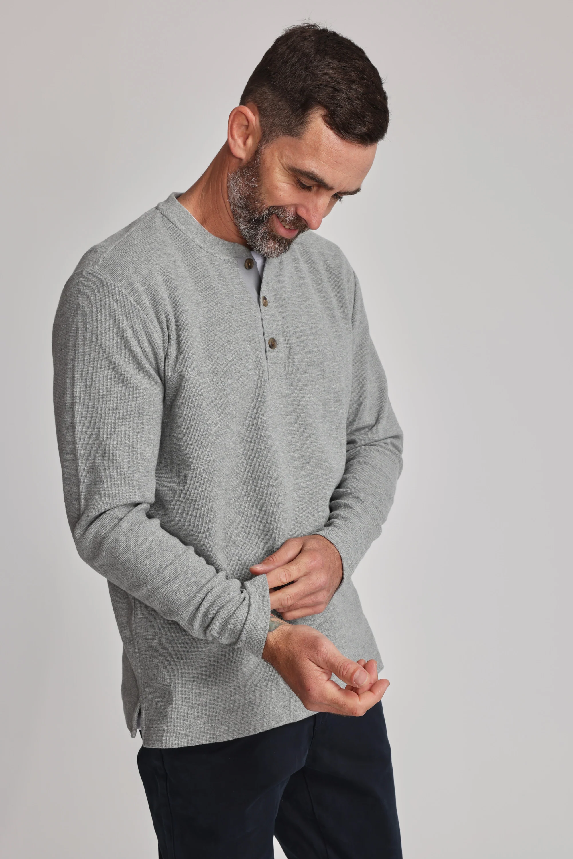 Avenue Waffle Henley - Image 3