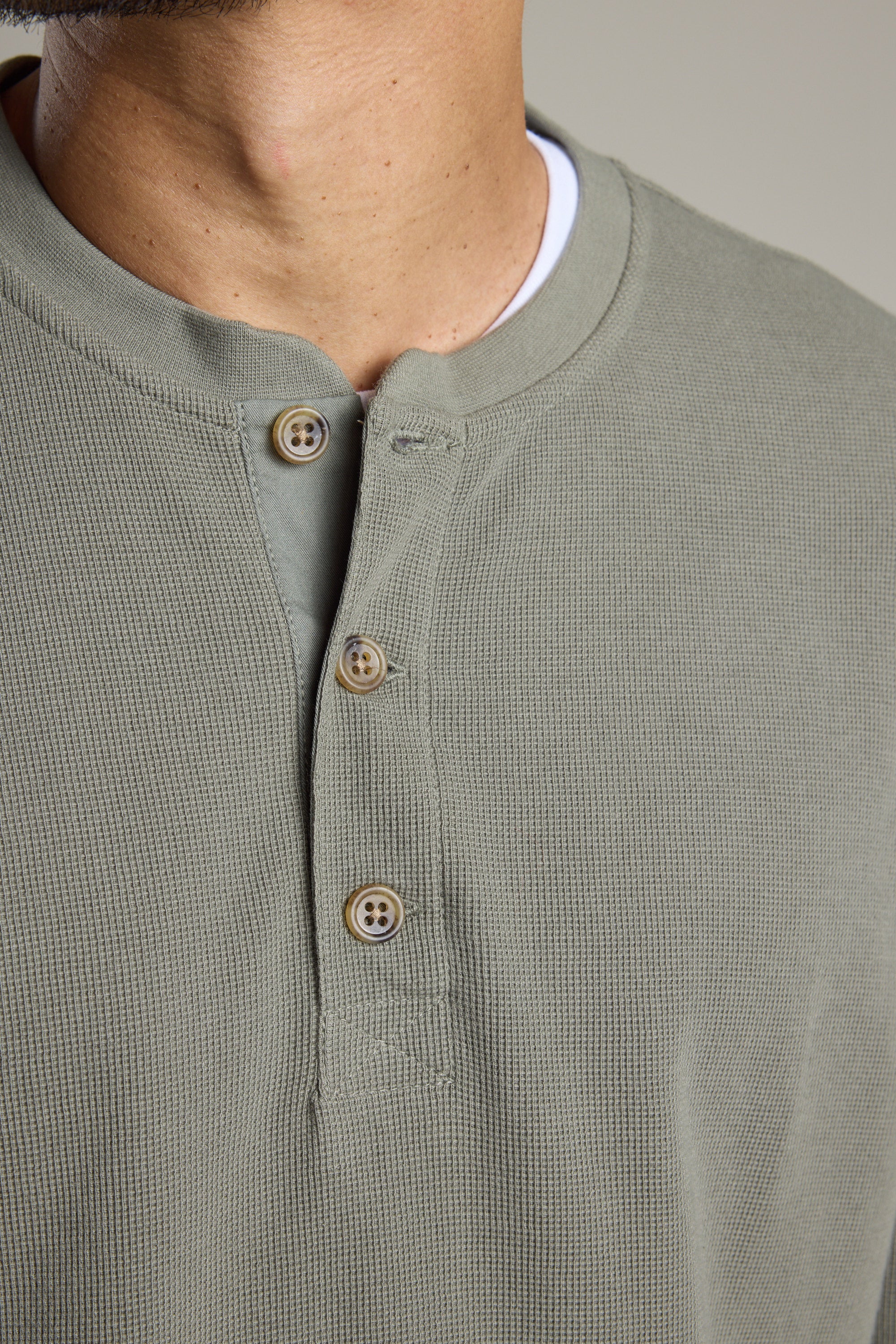 Avenue Waffle Henley - Image 3