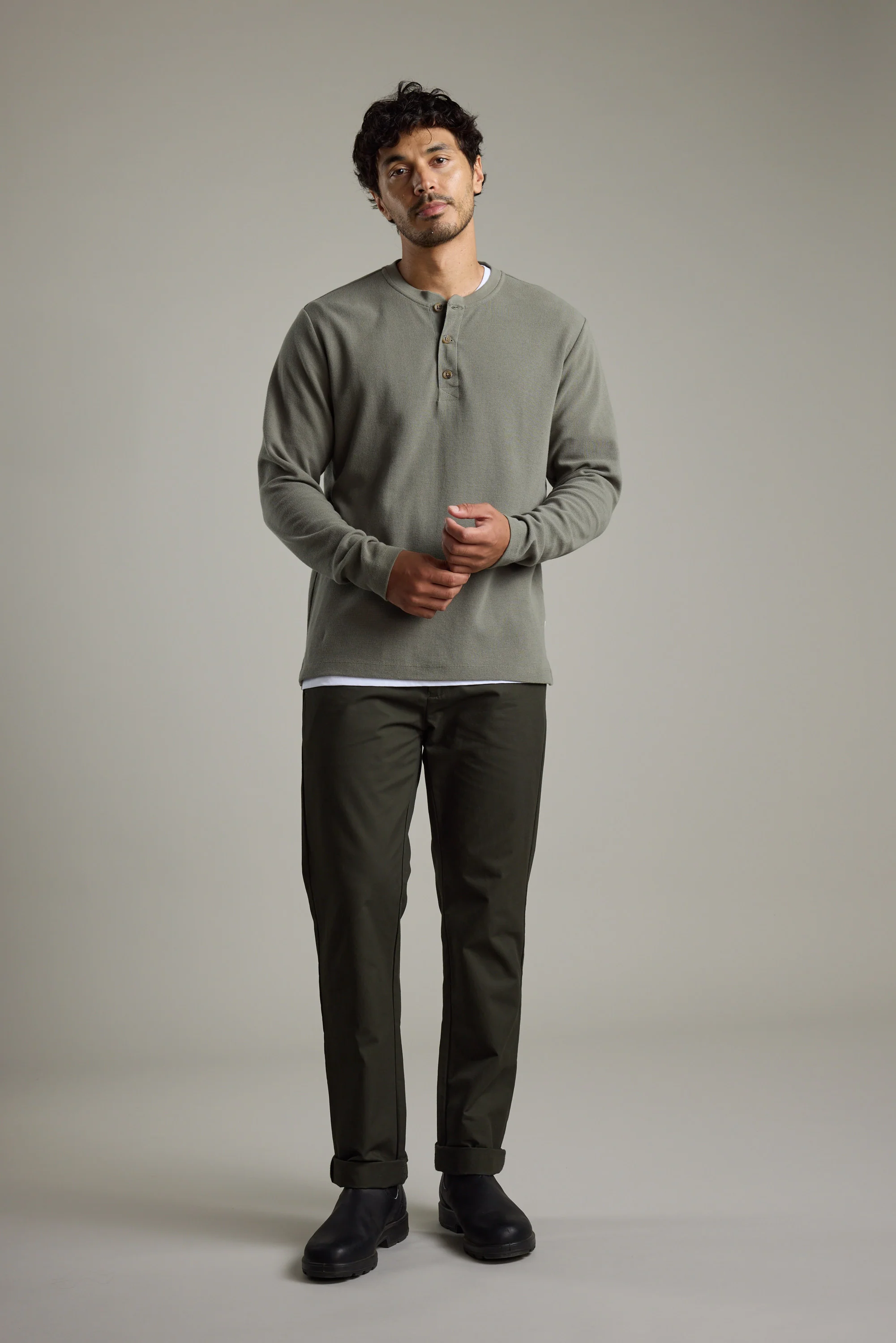 Avenue Waffle Henley - Image 5