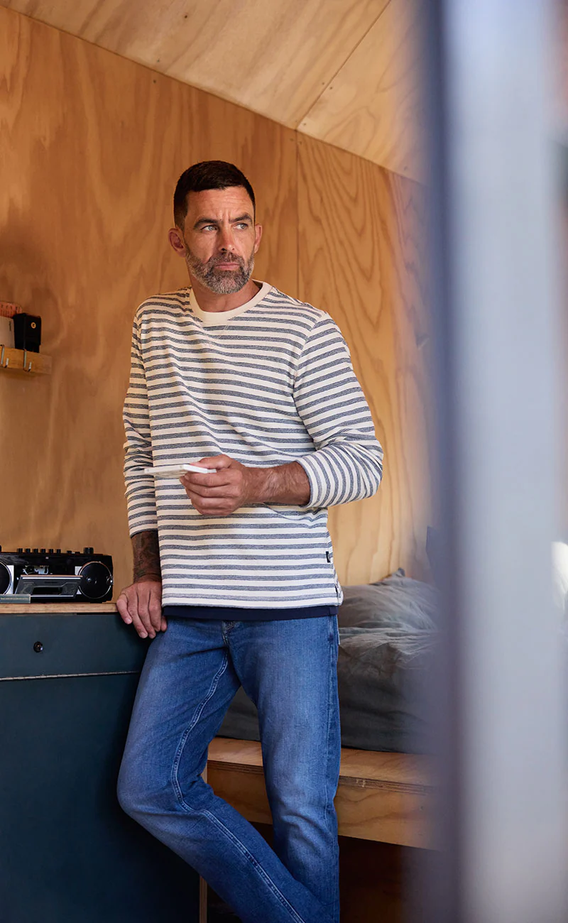 Barton Cotton Stripe Crew