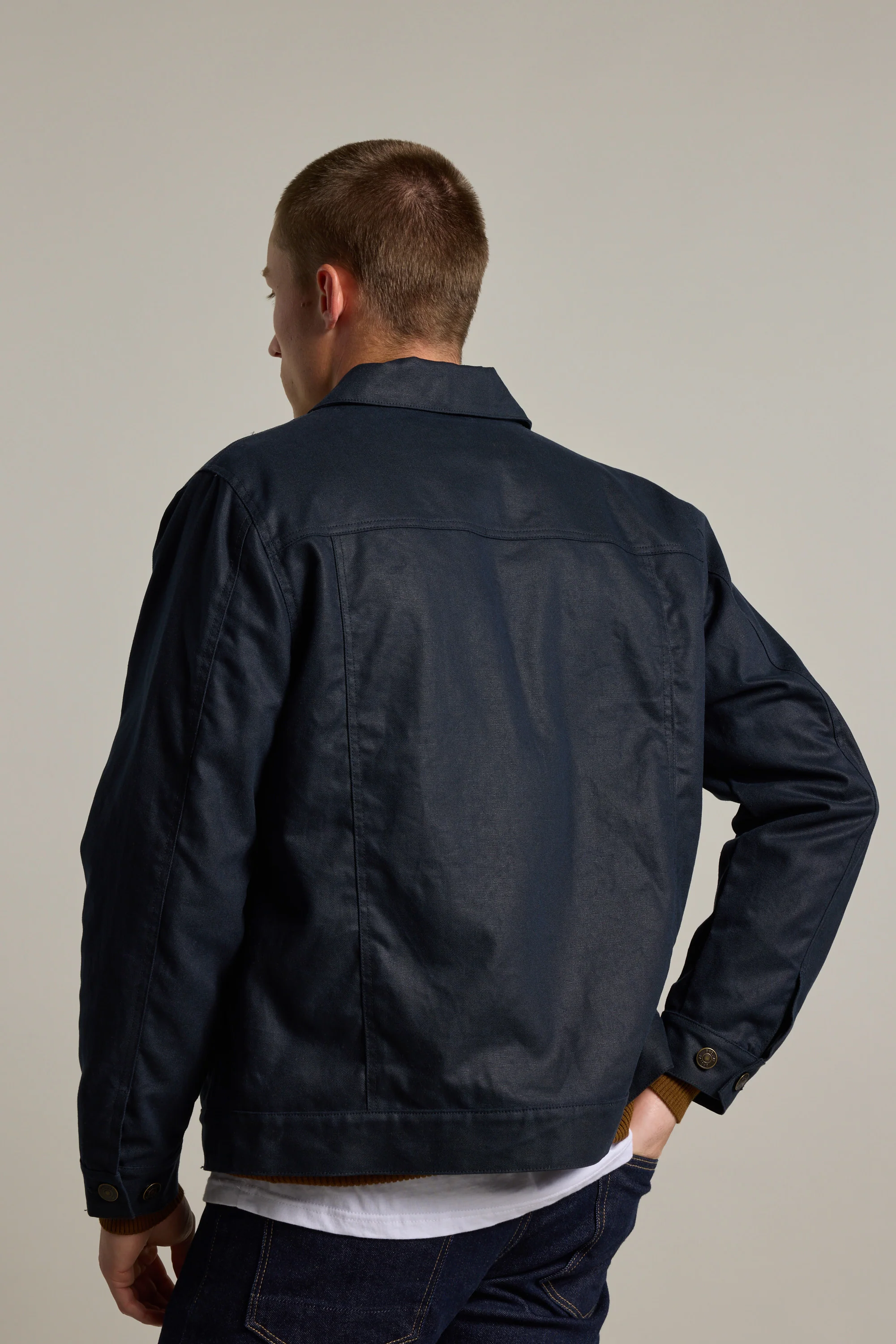 Benson Waxed Cotton Jacket - Image 6
