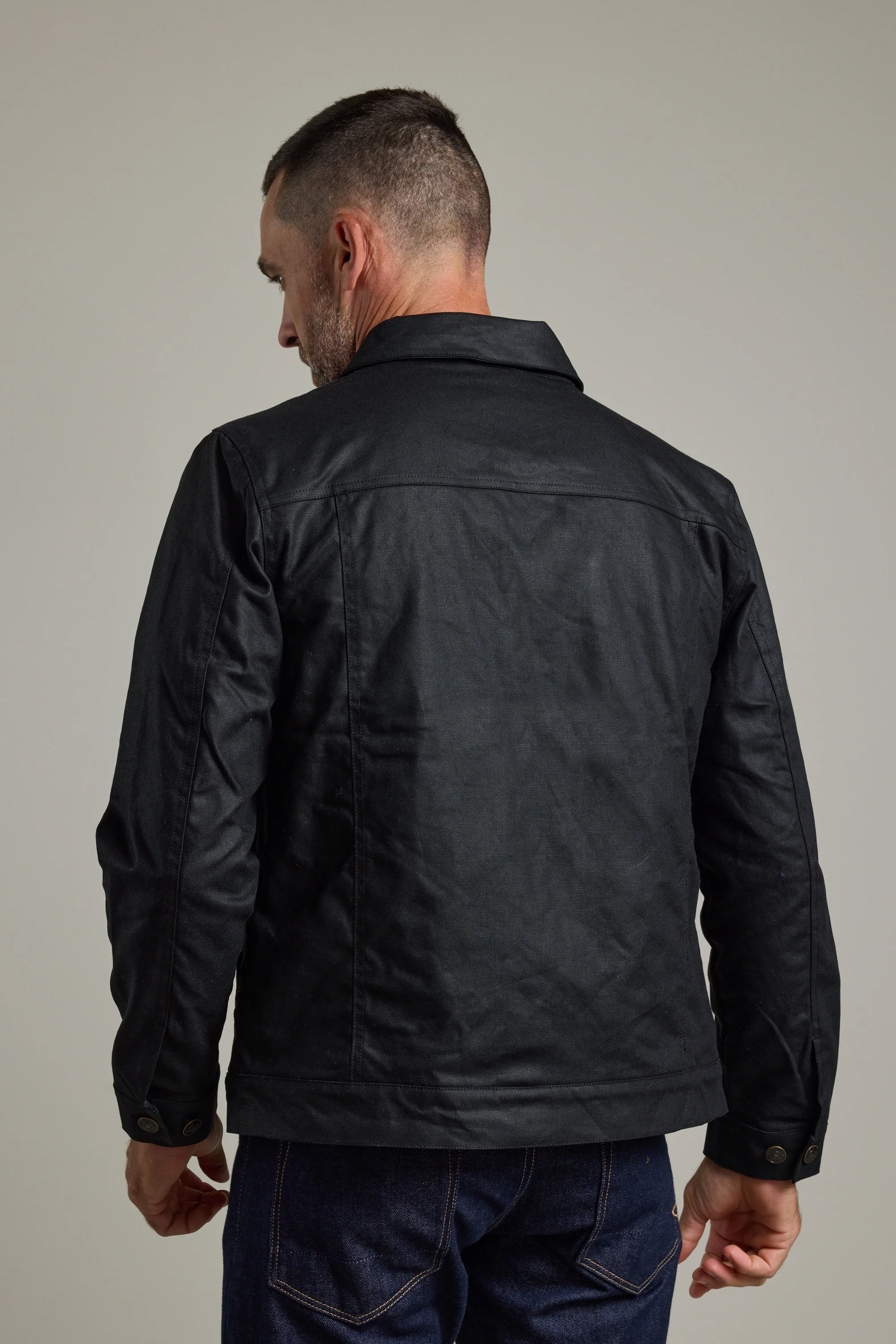 Benson Waxed Cotton Jacket - Image 7
