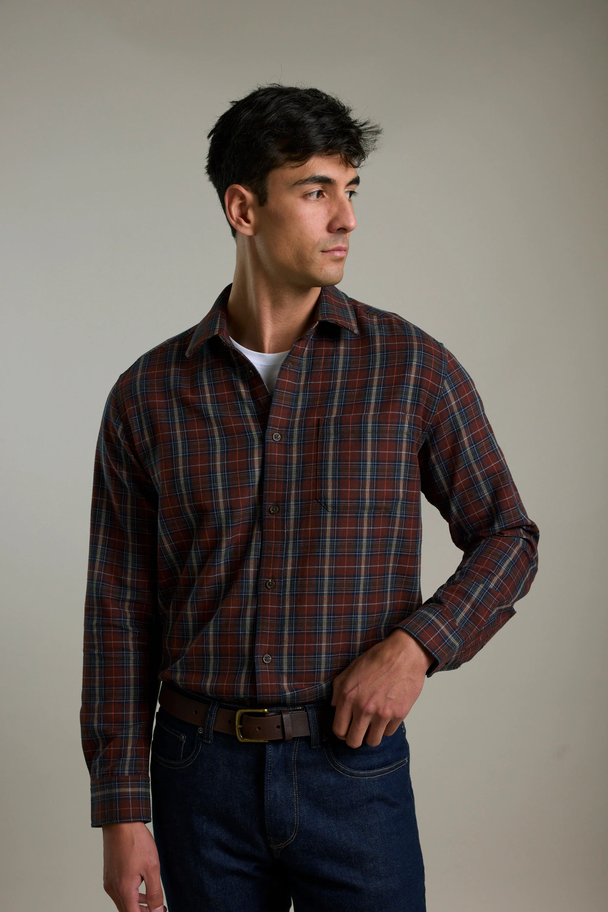 Brindle Check Shirt - Image 3