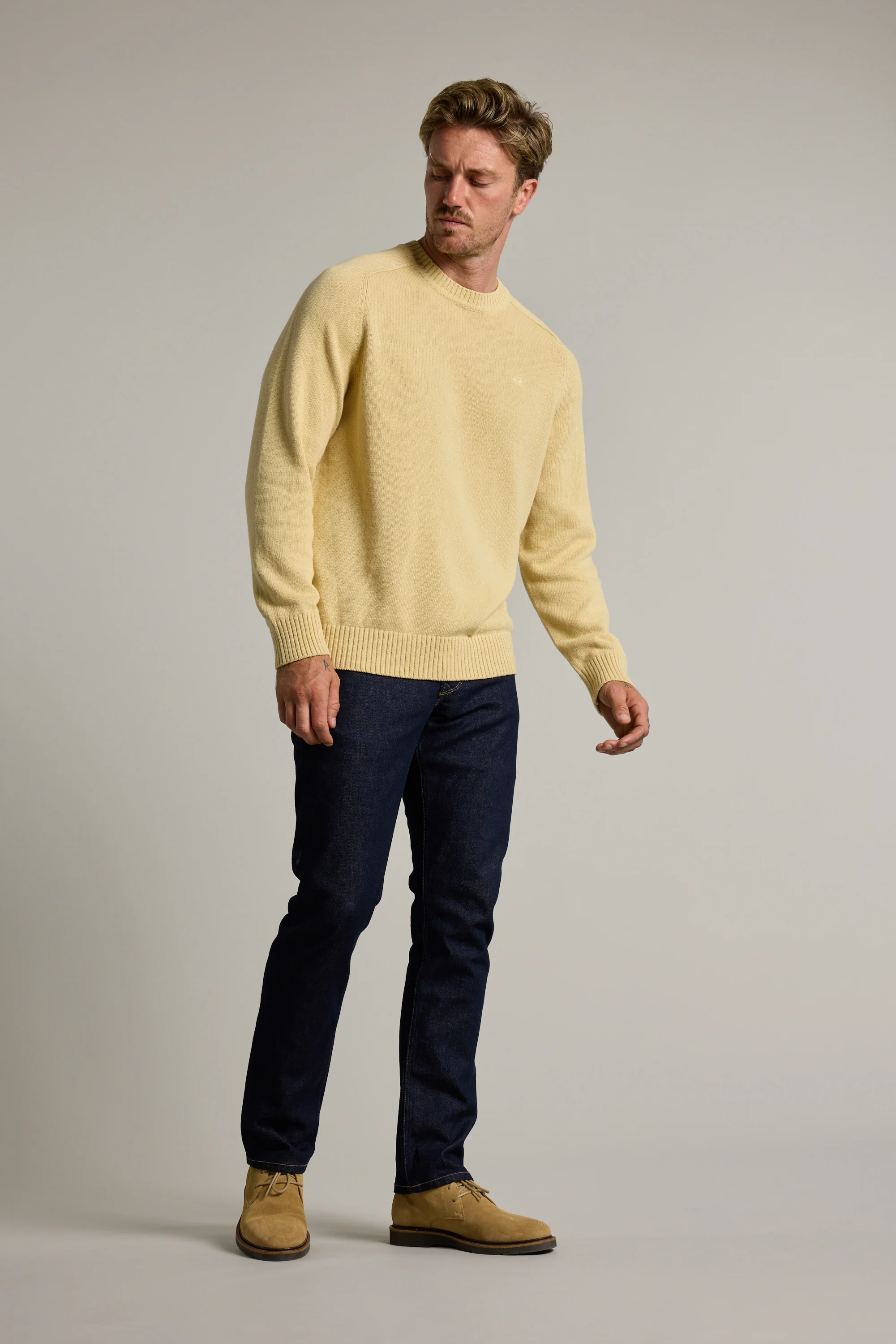 Compton Cotton Linen Crew - Image 2