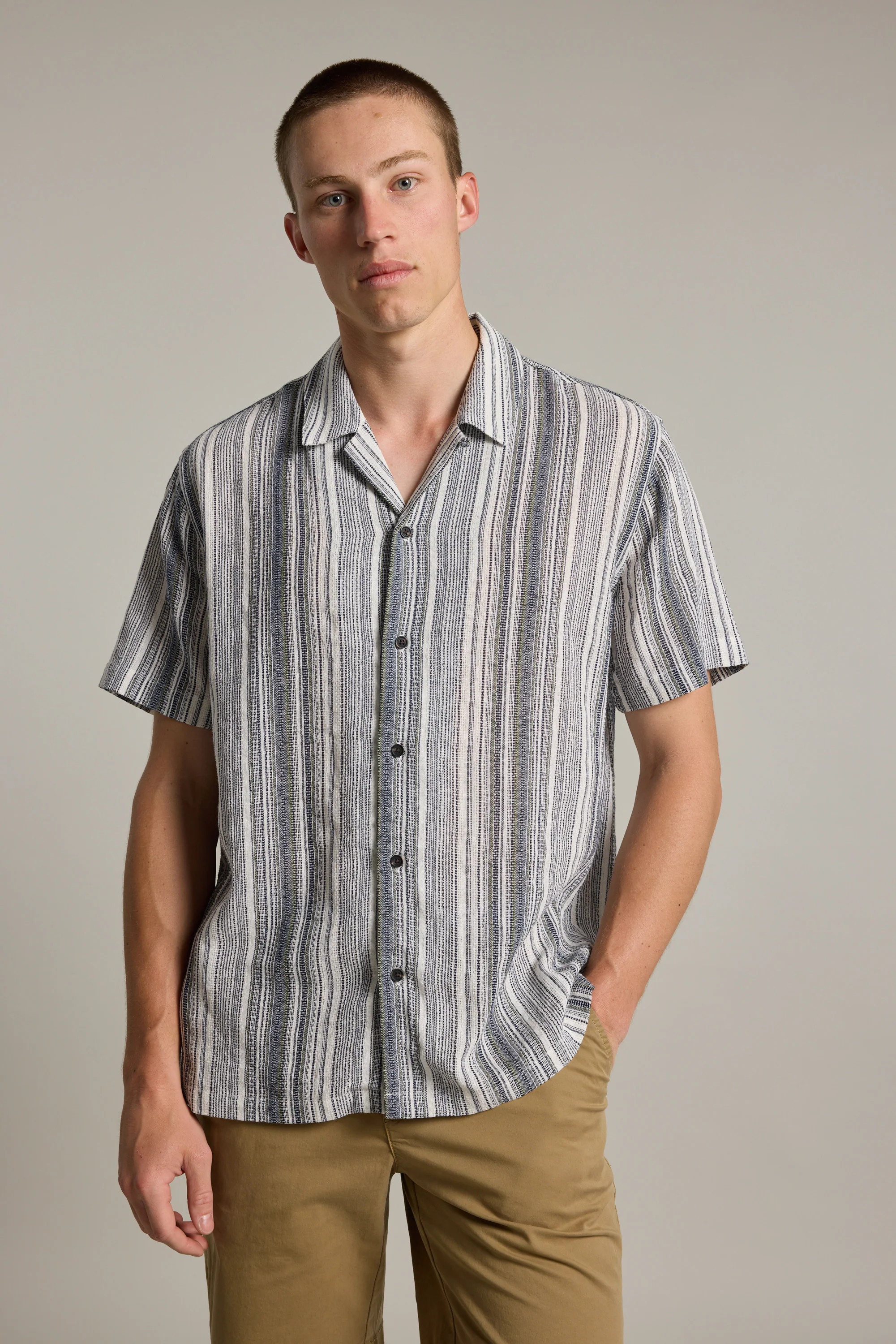 Cooper Stripe Cuban Shirt - Image 4