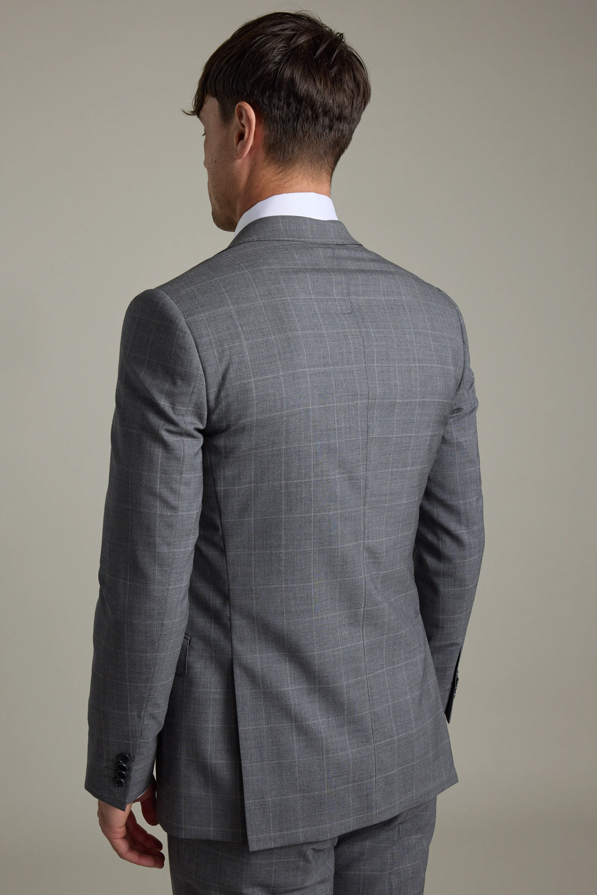 Everton Check Suit Jacket - Image 7