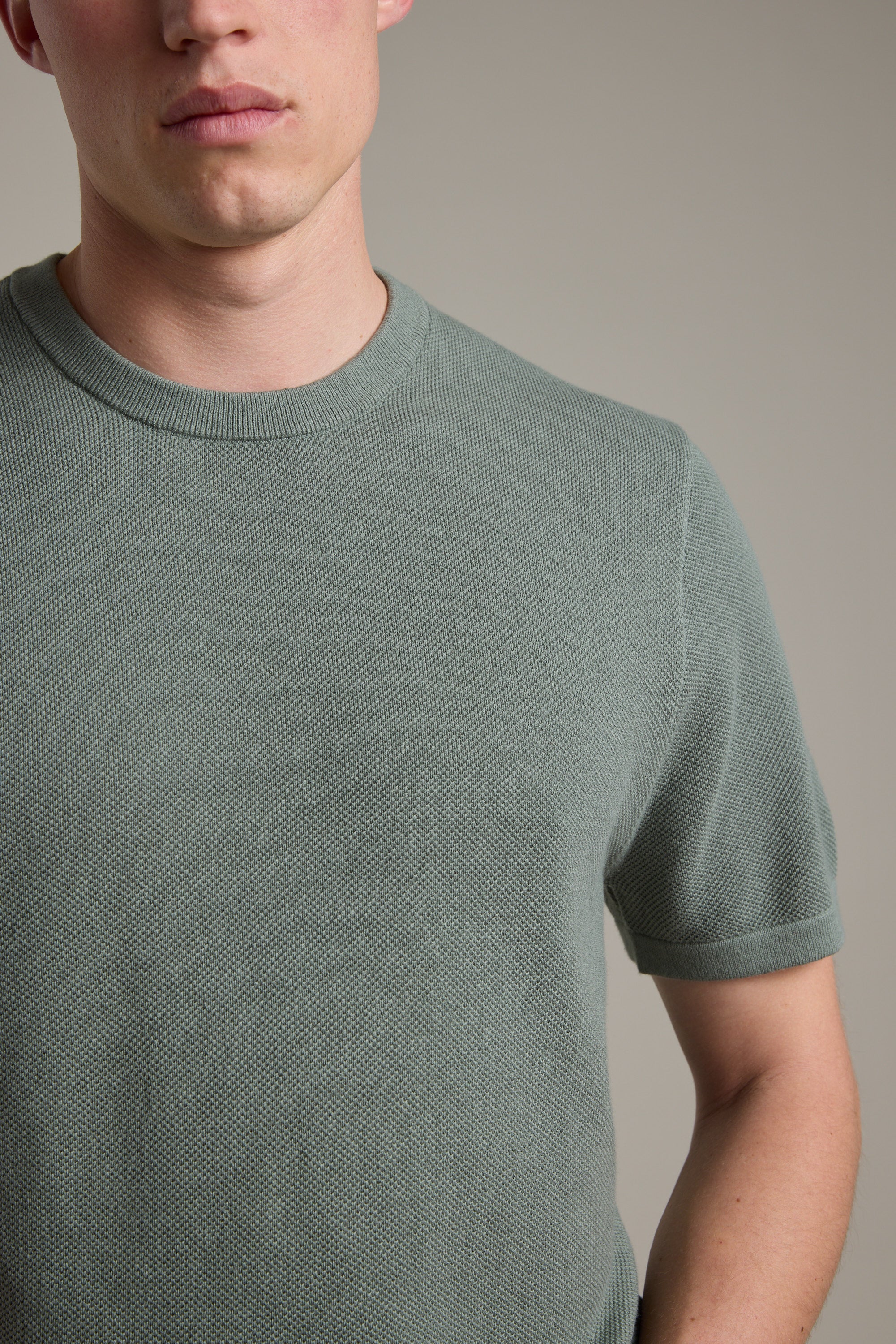 Flinders Cotton Knit Tee - Image 3