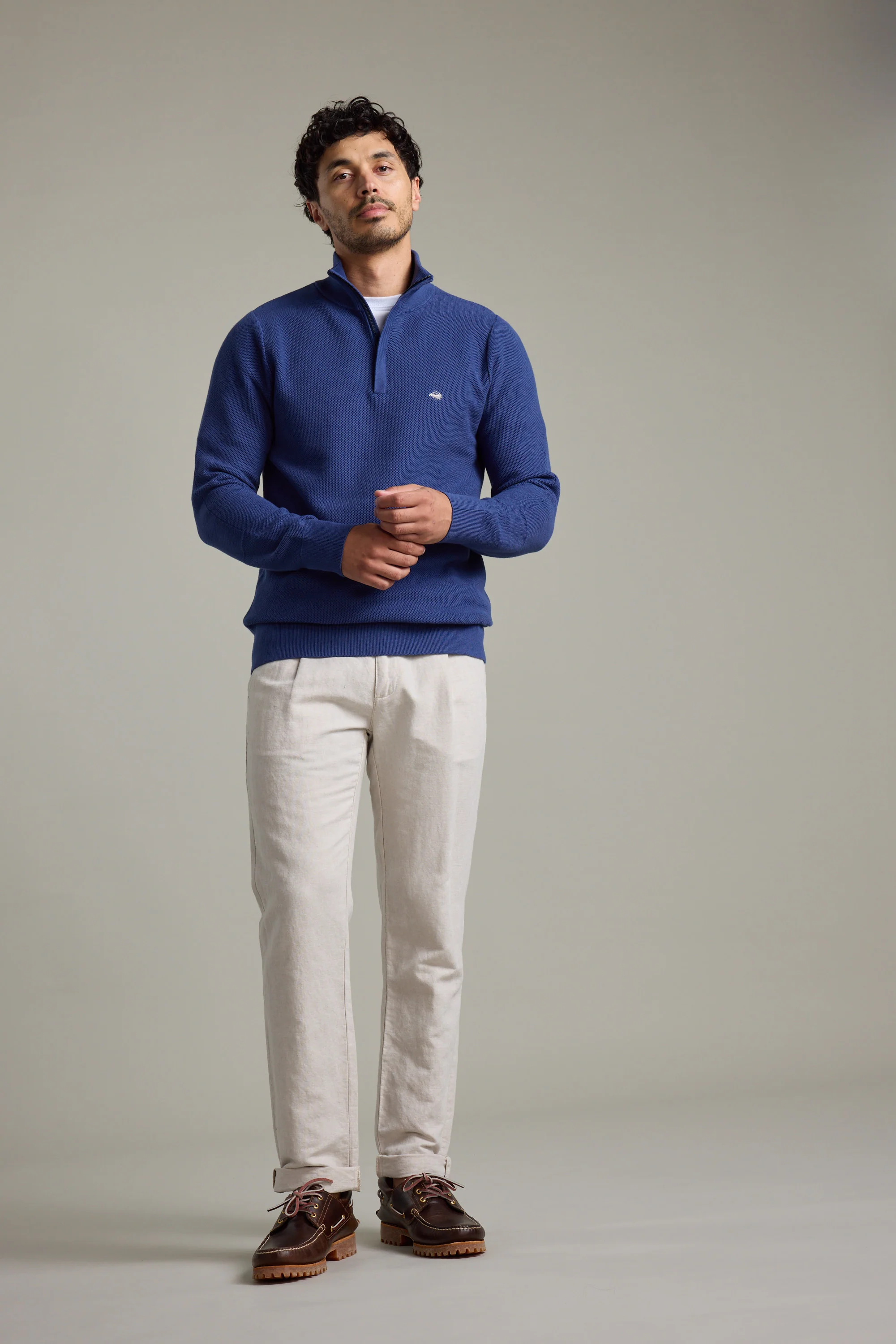 Gaston Cotton 1/4 Zip Sweater - Image 5