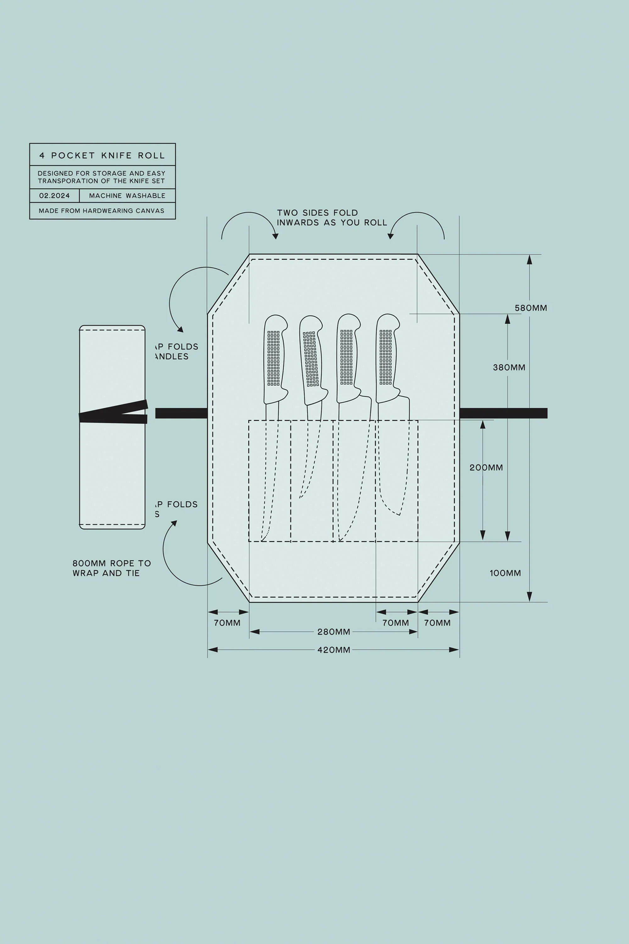 Ghost Knife Roll - Image 5