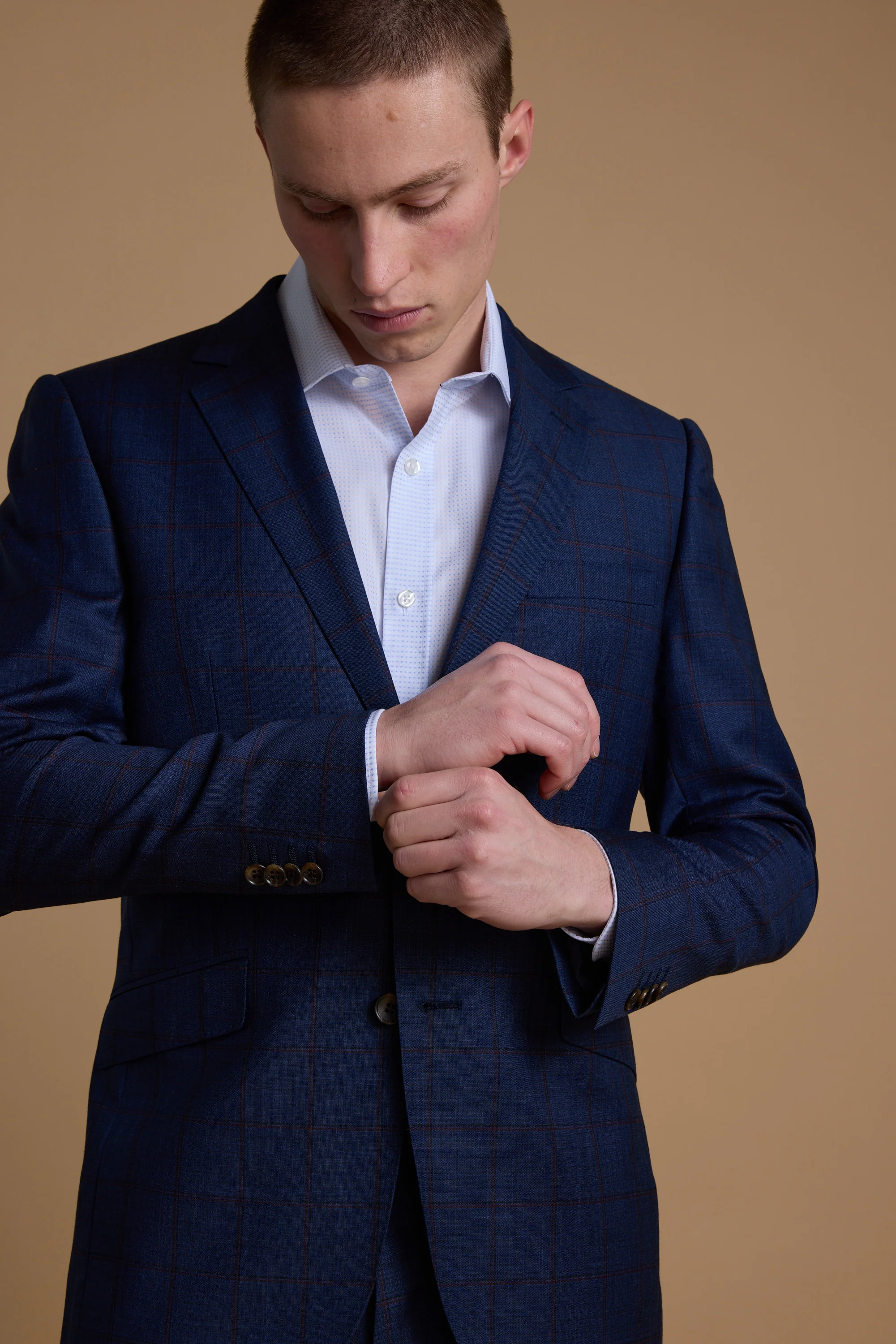 Grafton Check Suit Jacket - Image 5