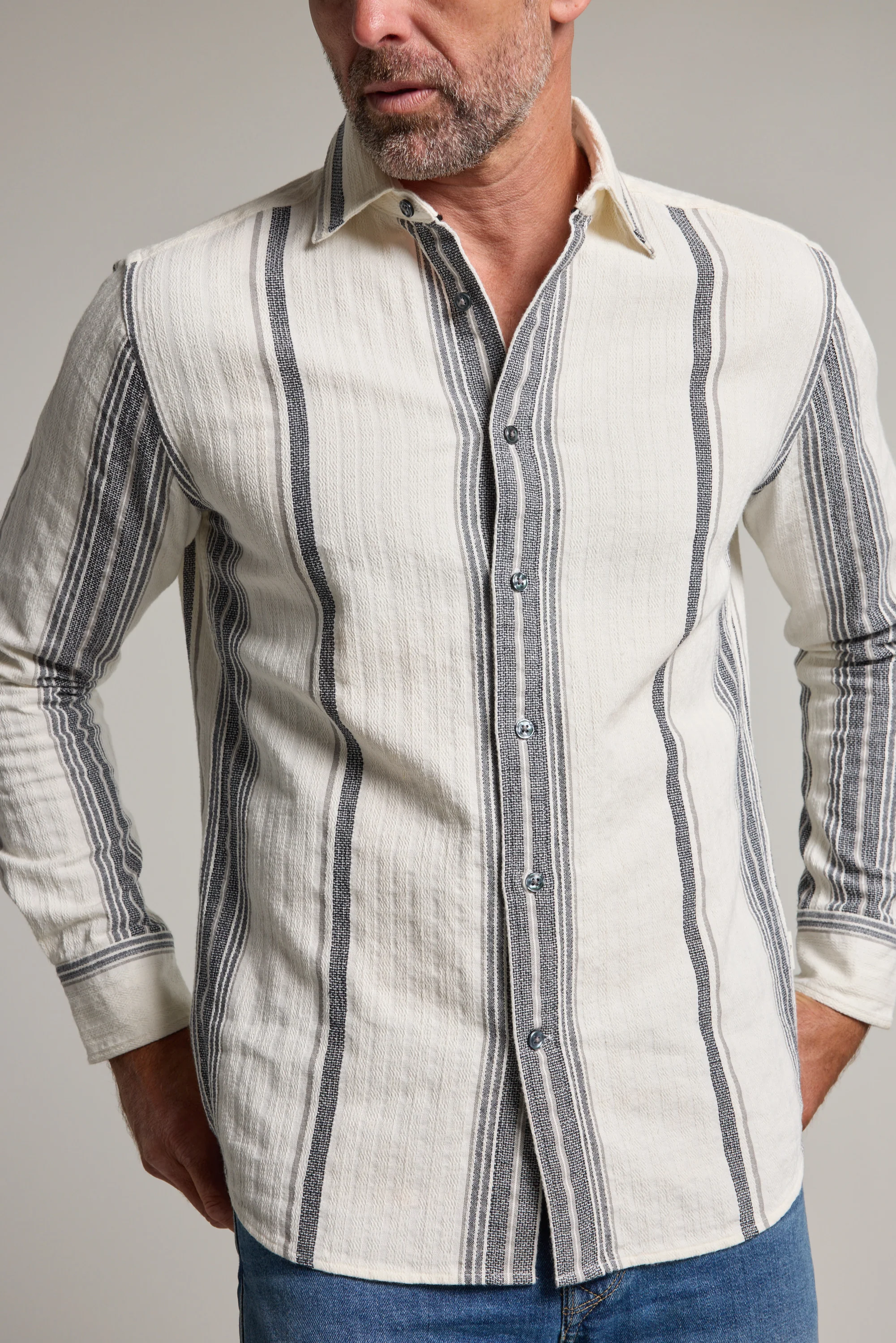 Haig Stripe Shirt - Image 4