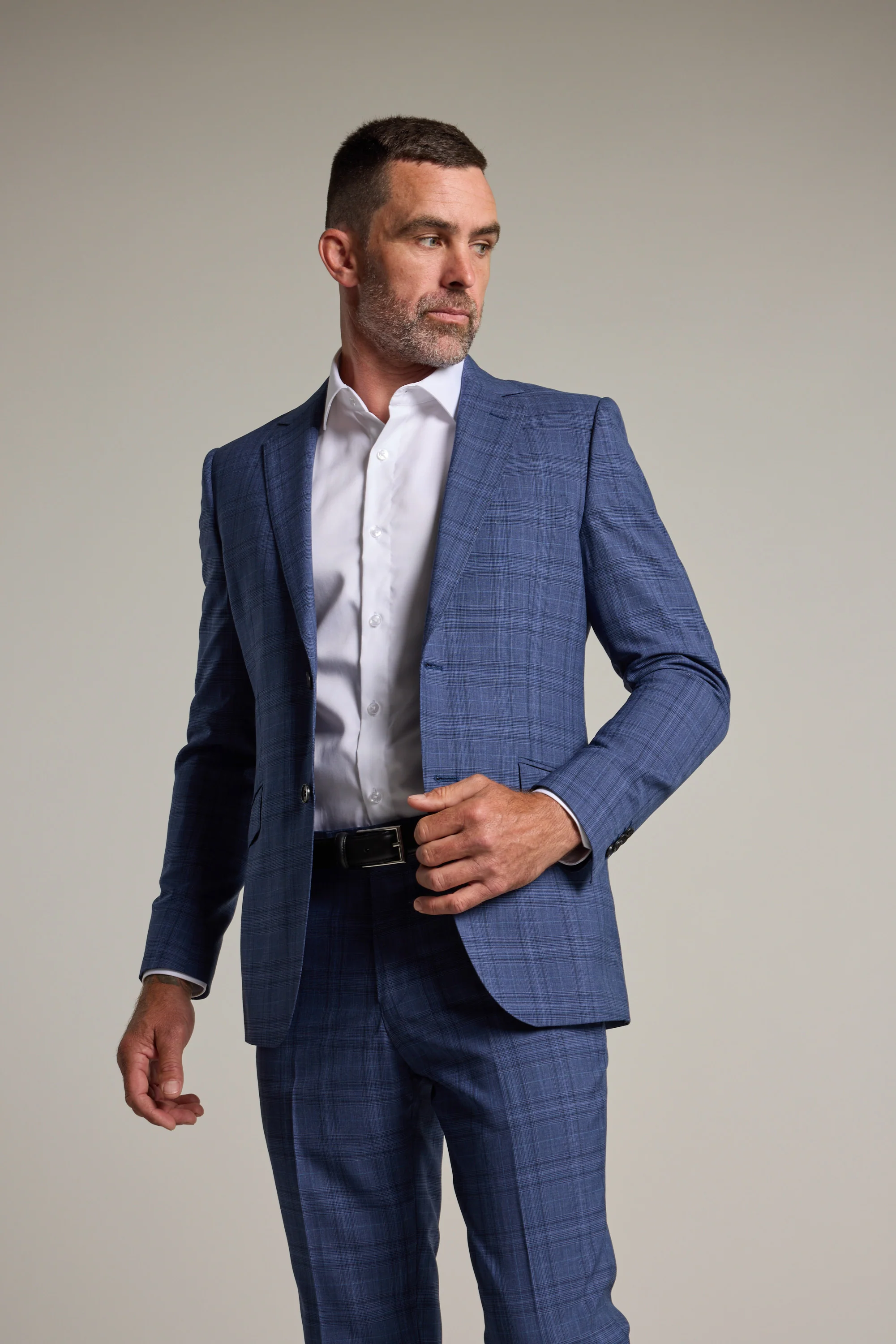 Hanson Check Suit Jacket