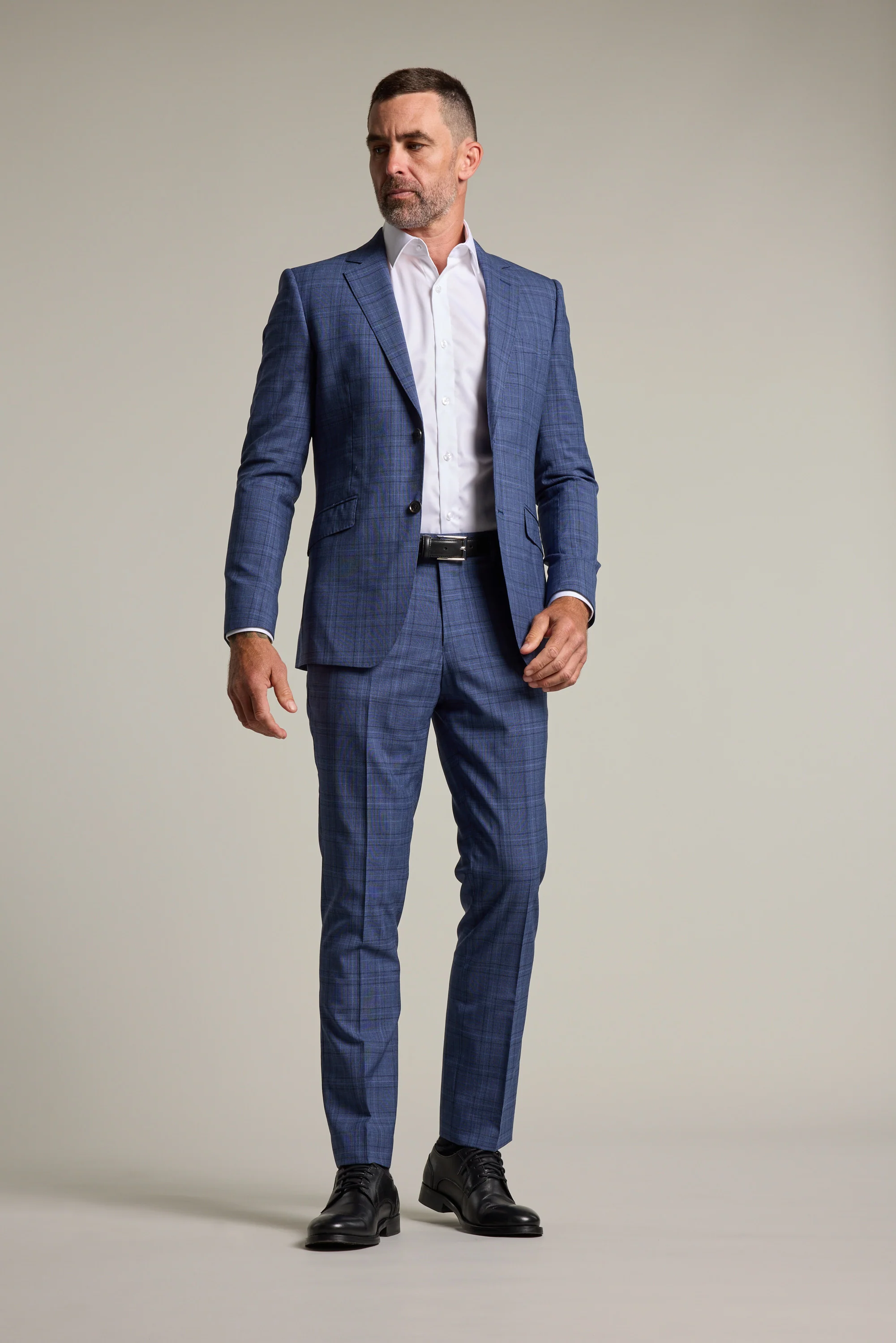 Hanson Check Suit Jacket - Image 2