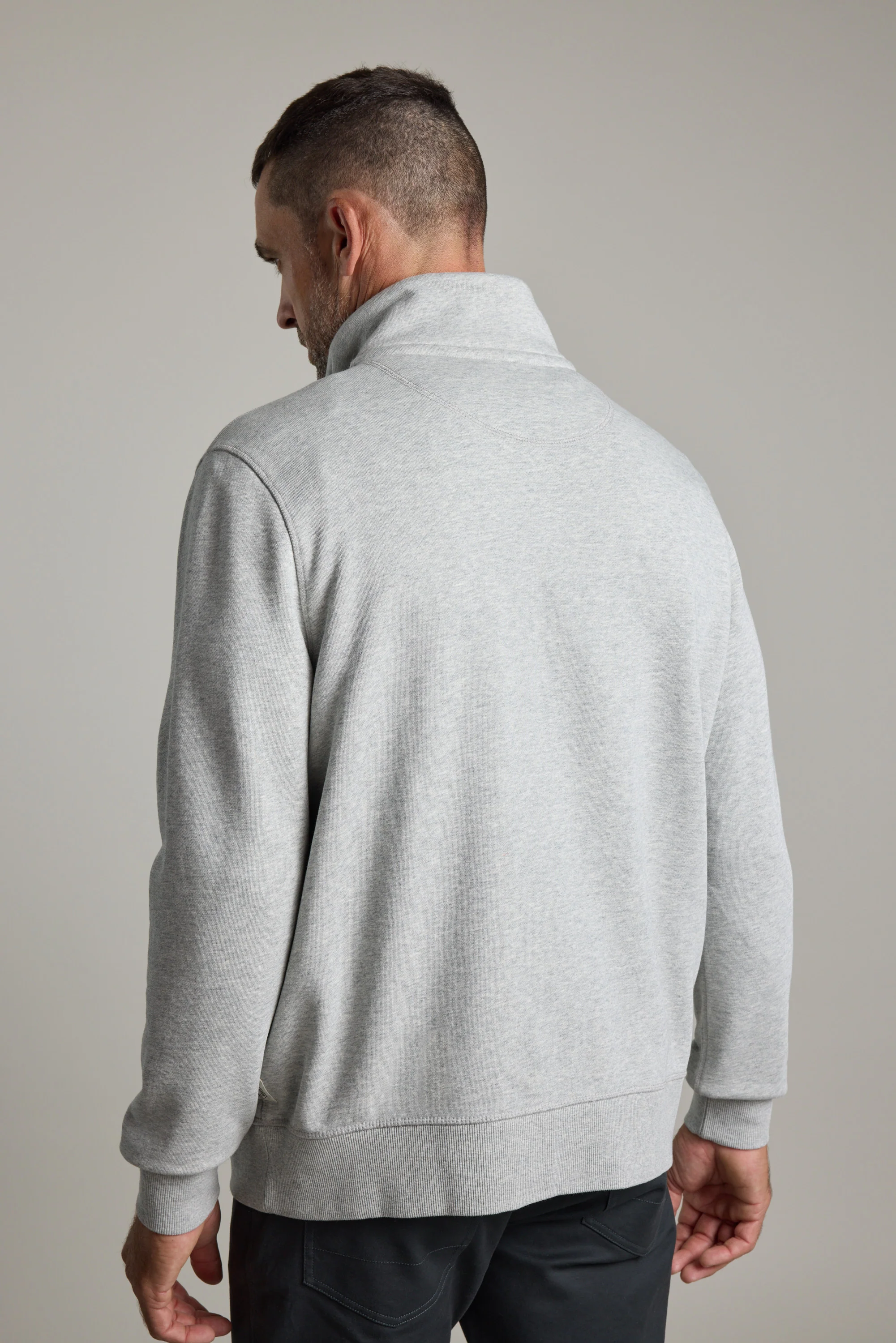 Harrington Half Button Sweatshirt - Image 7
