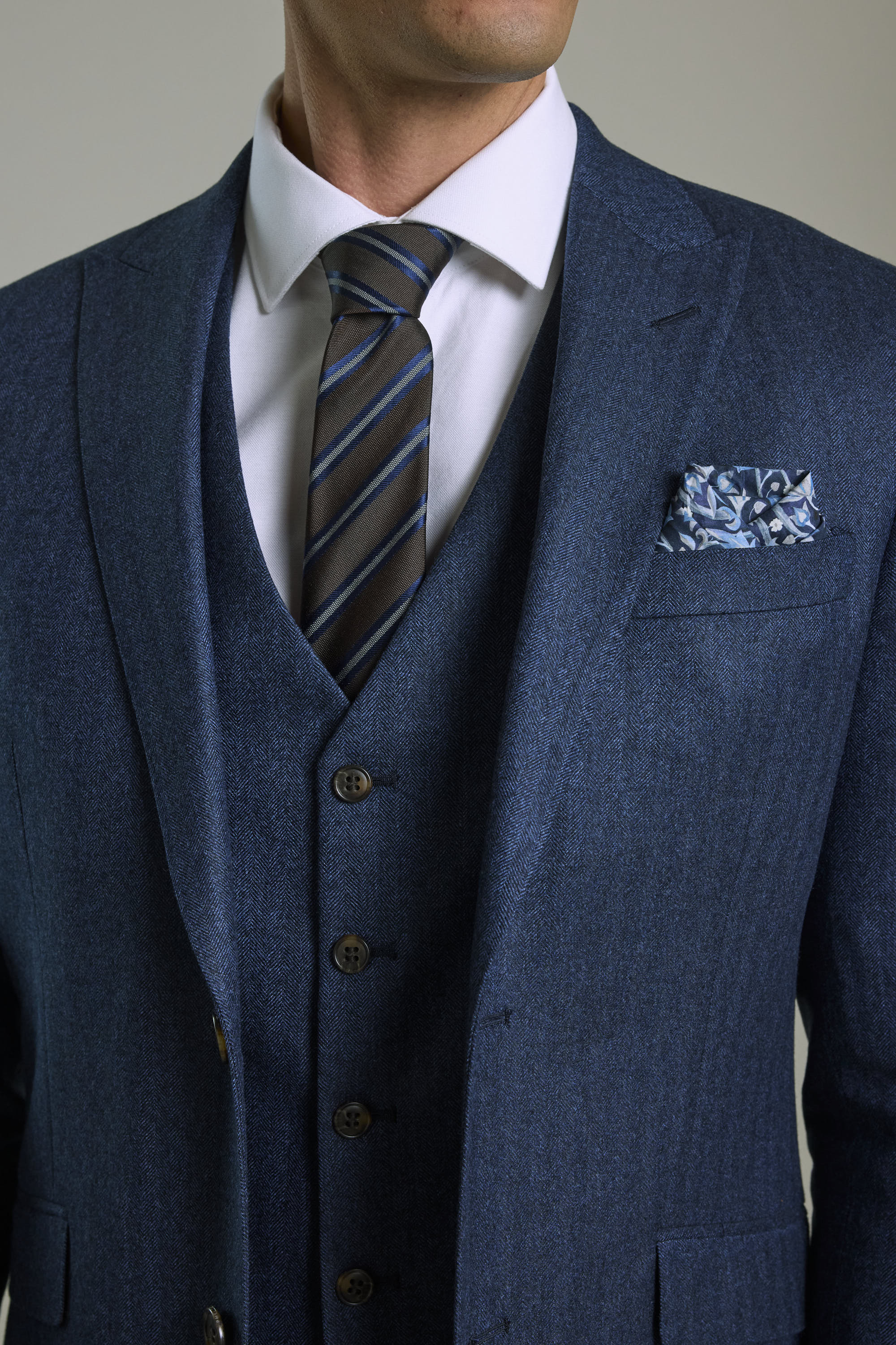 Hasting Herringbone Suit Jacket - Image 2