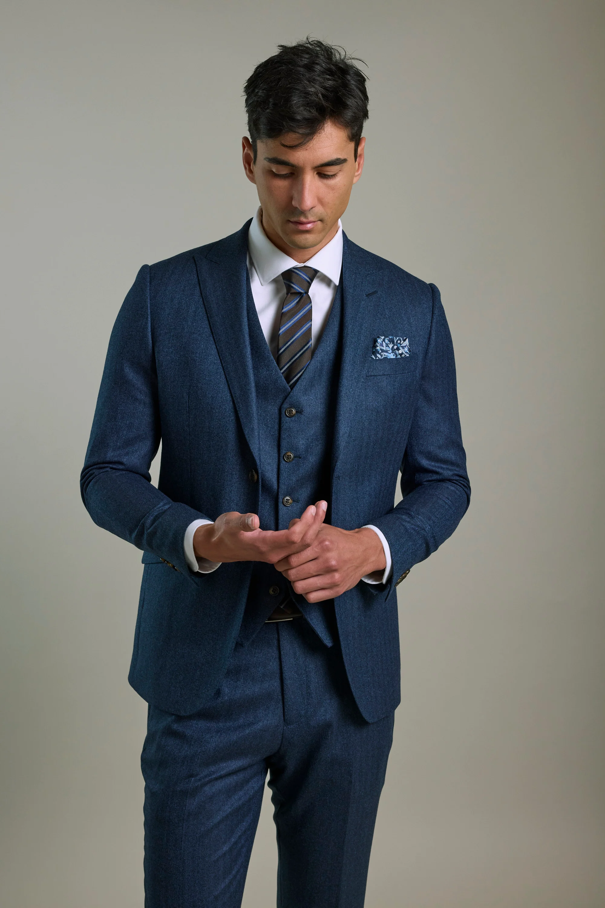 Hasting Herringbone Suit Jacket - Image 5