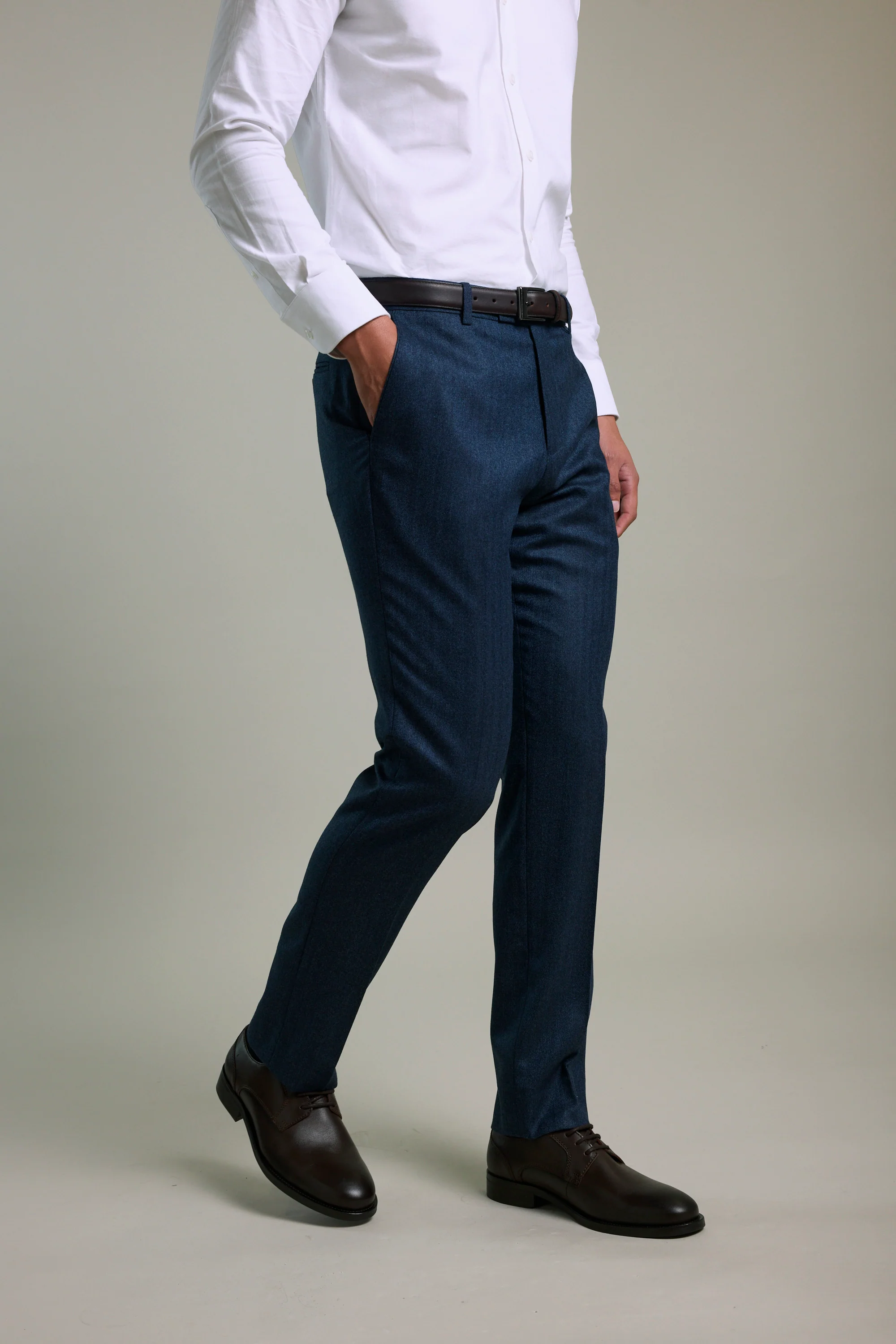 Hasting Herringbone Suit Trouser - Image 3