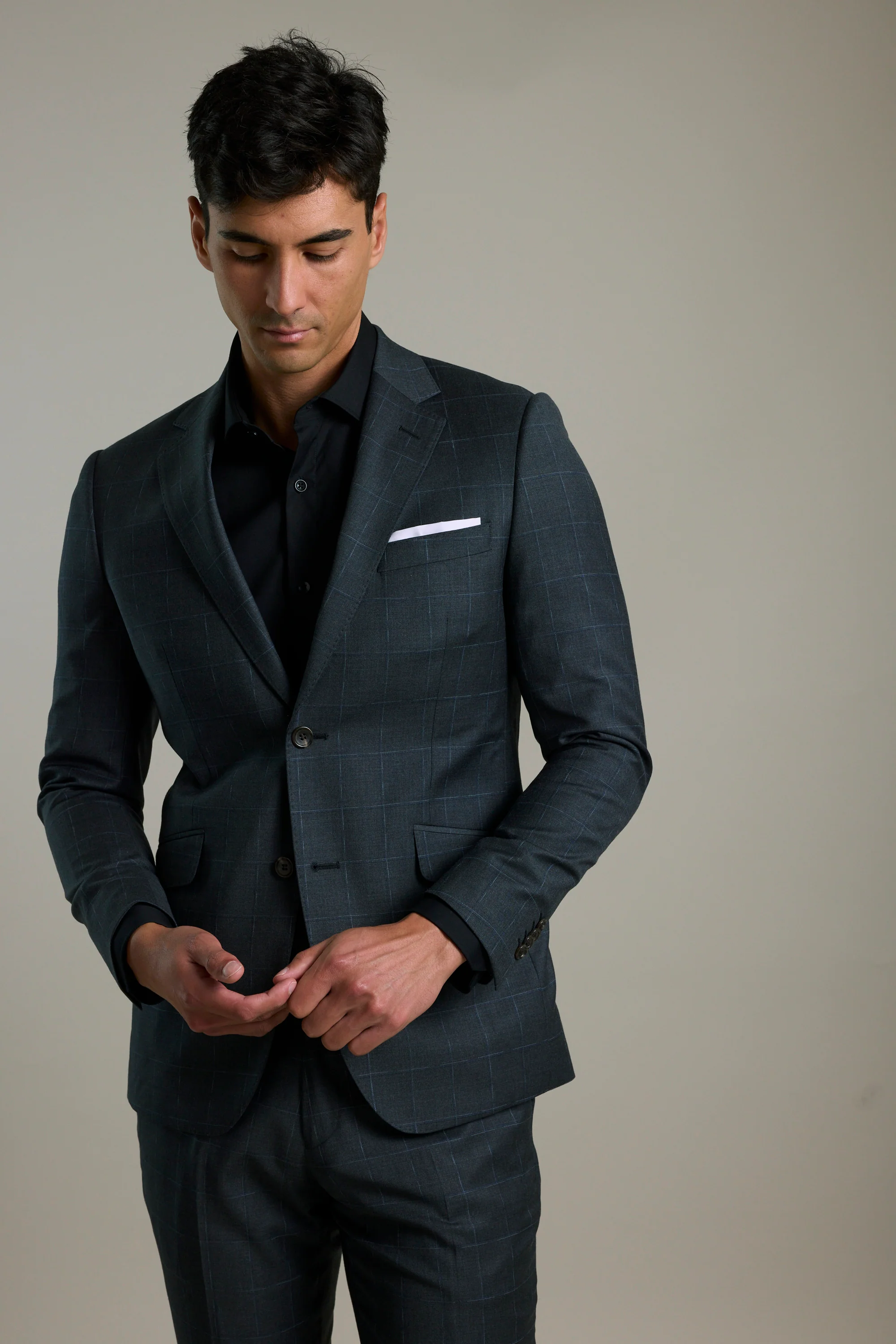 Highland Check Suit Jacket - Image 2