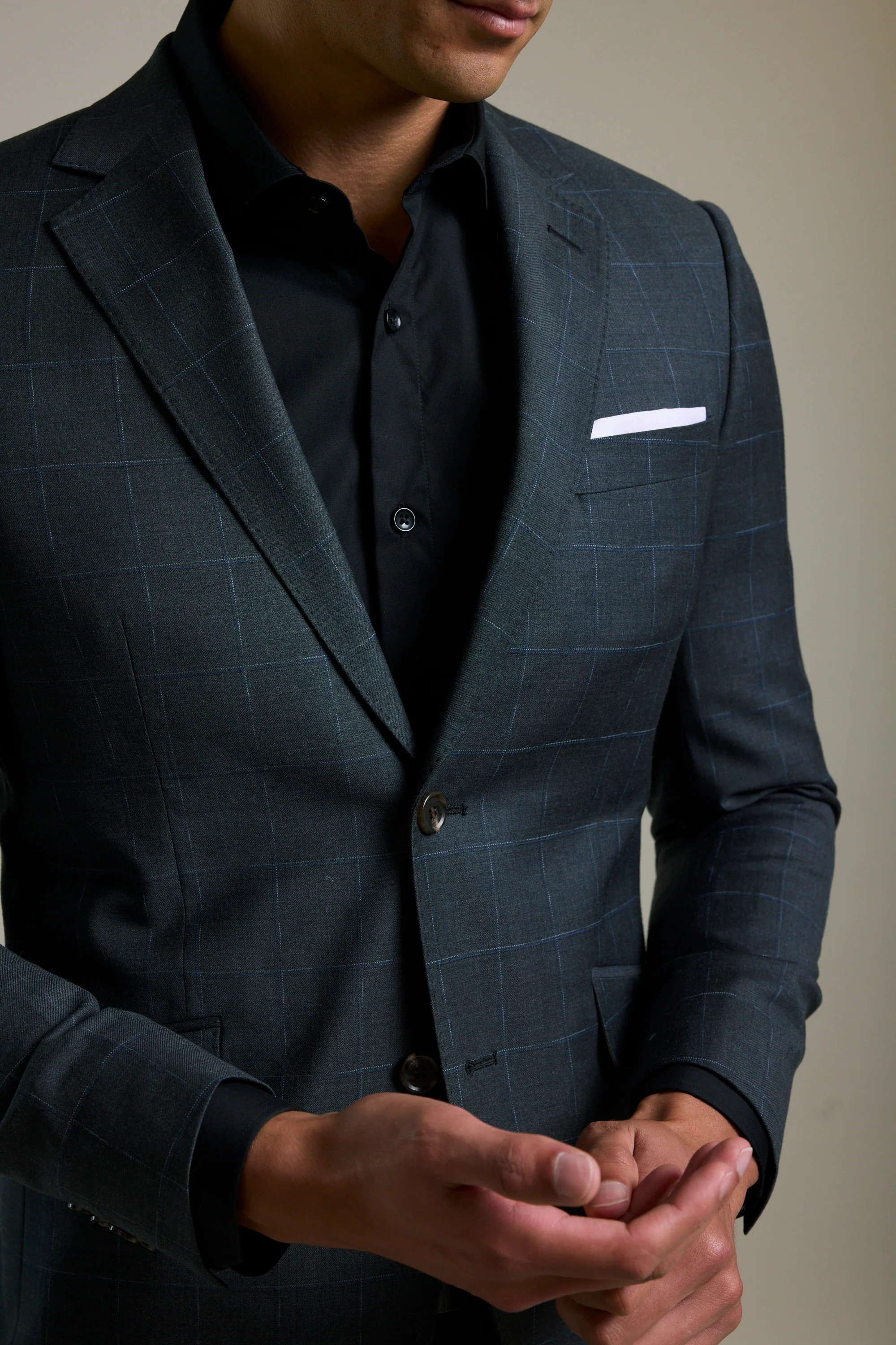 Highland Check Suit Jacket - Image 4