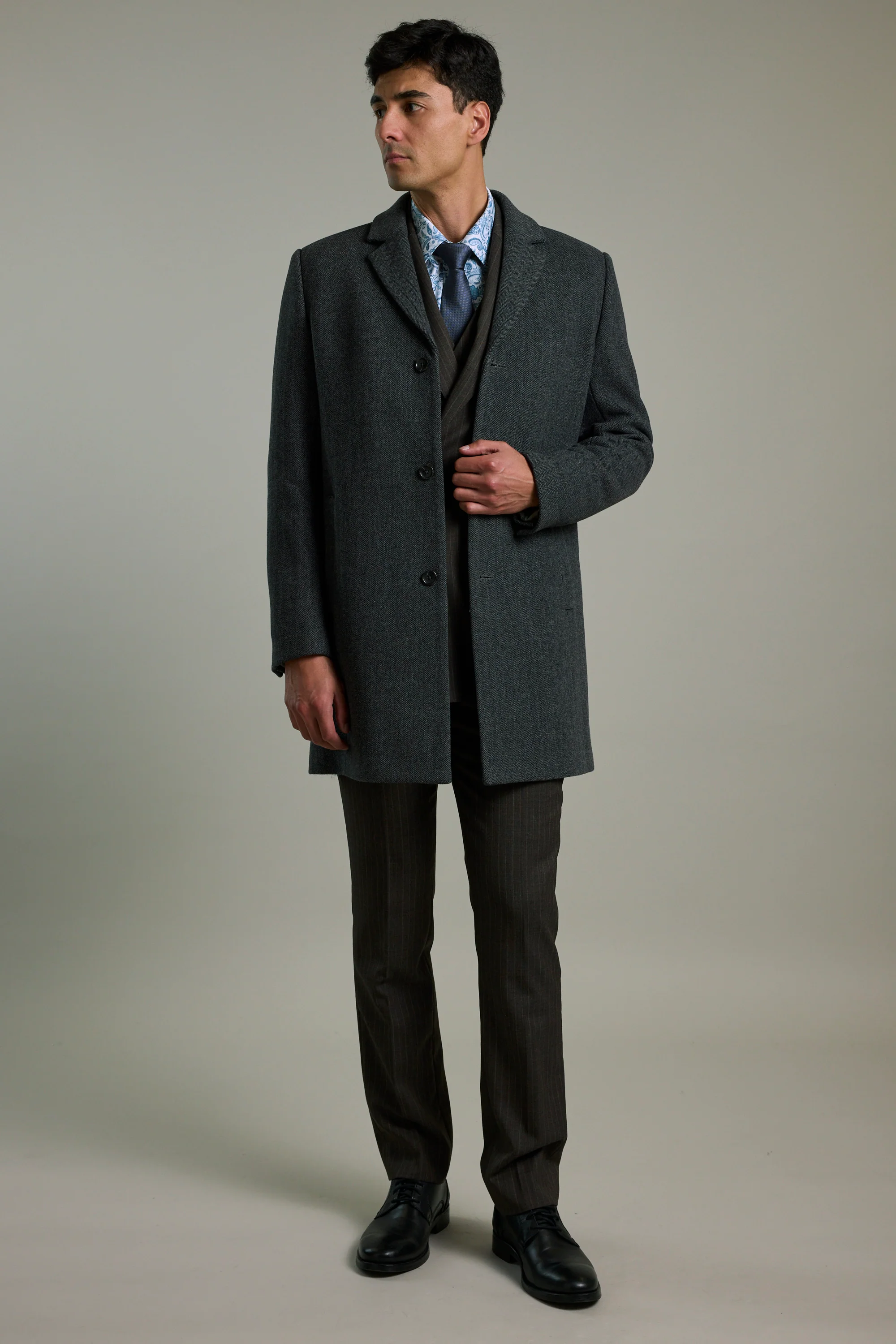 Highland Check Suit Jacket - Image 5