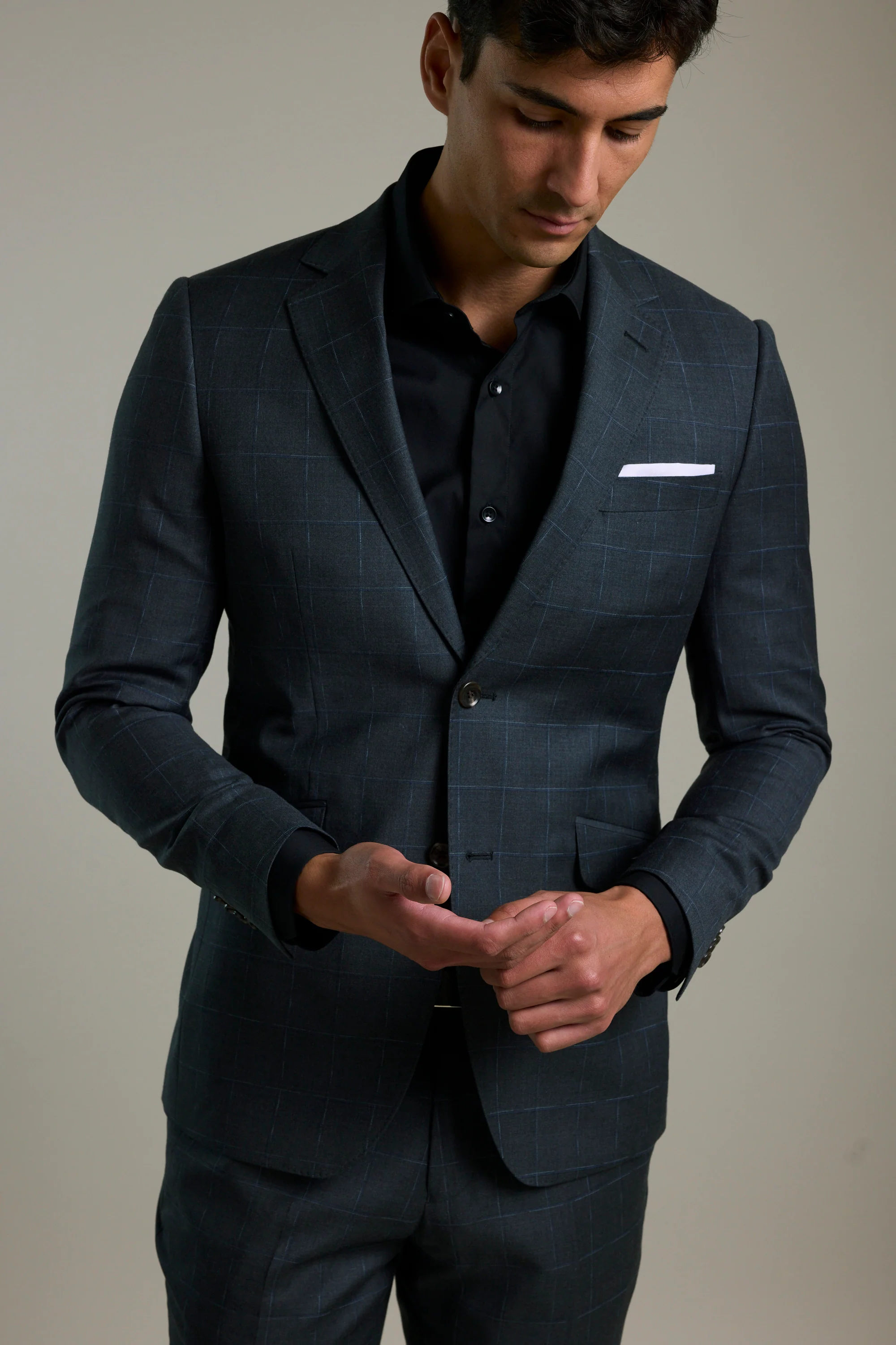 Highland Check Suit Jacket - Image 6