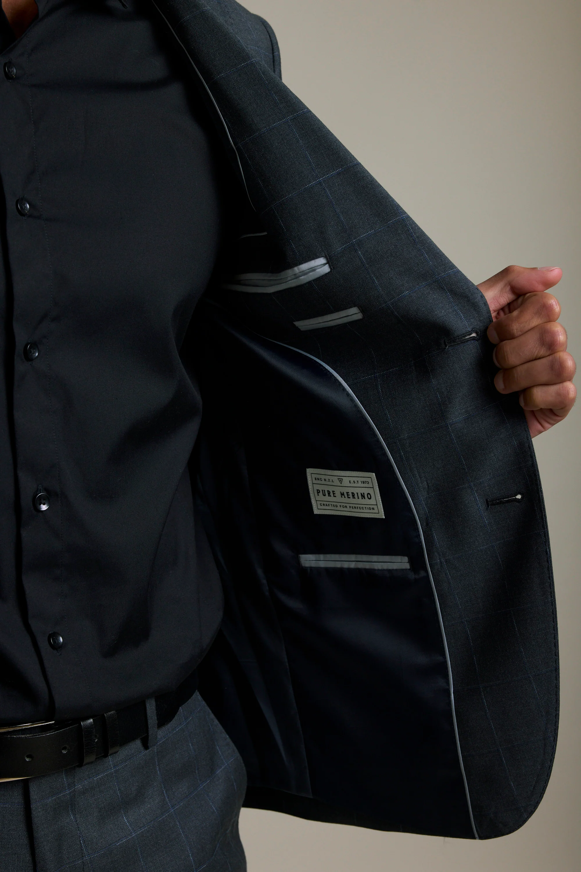 Highland Check Suit Jacket - Image 7