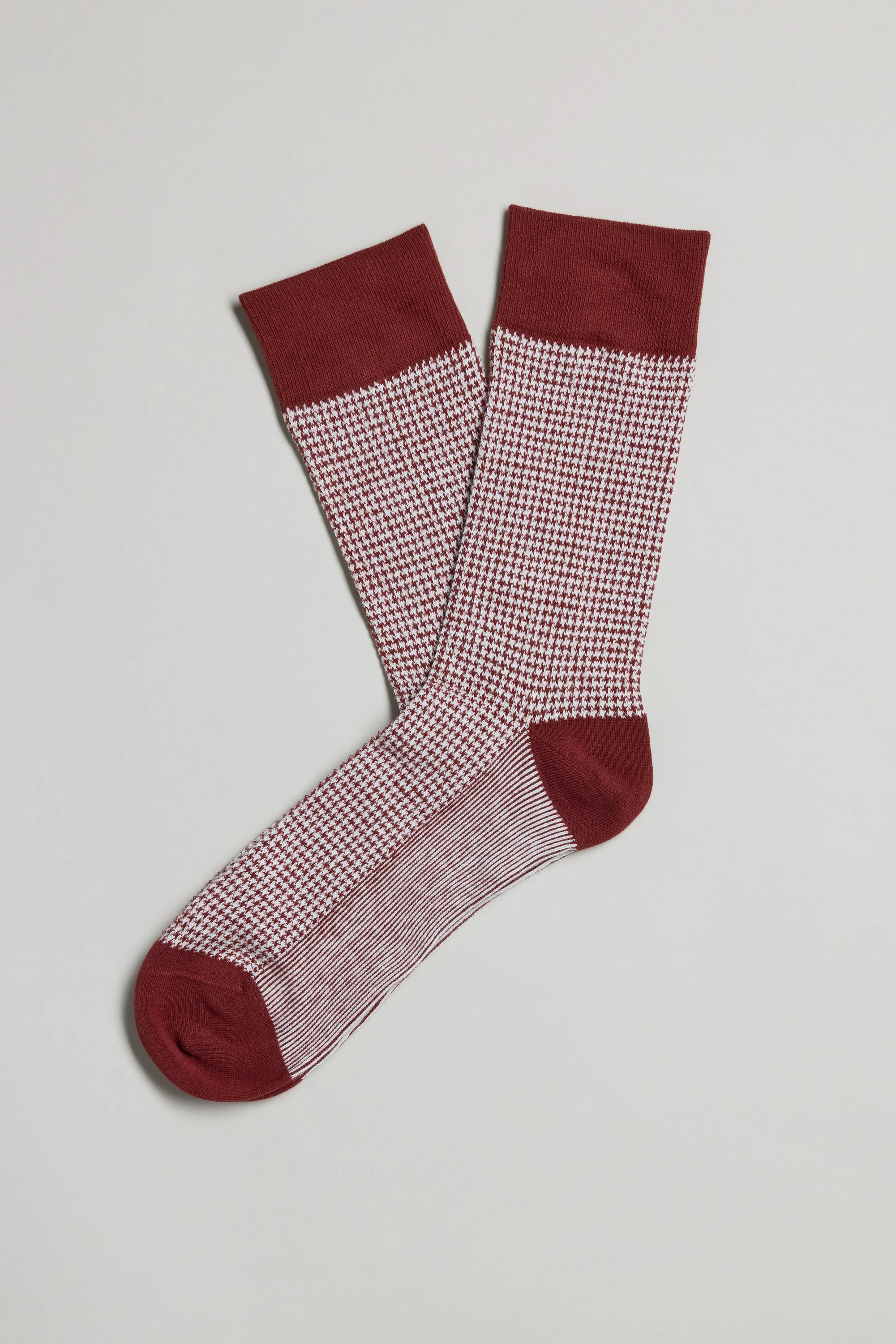Houndstooth Check Sock