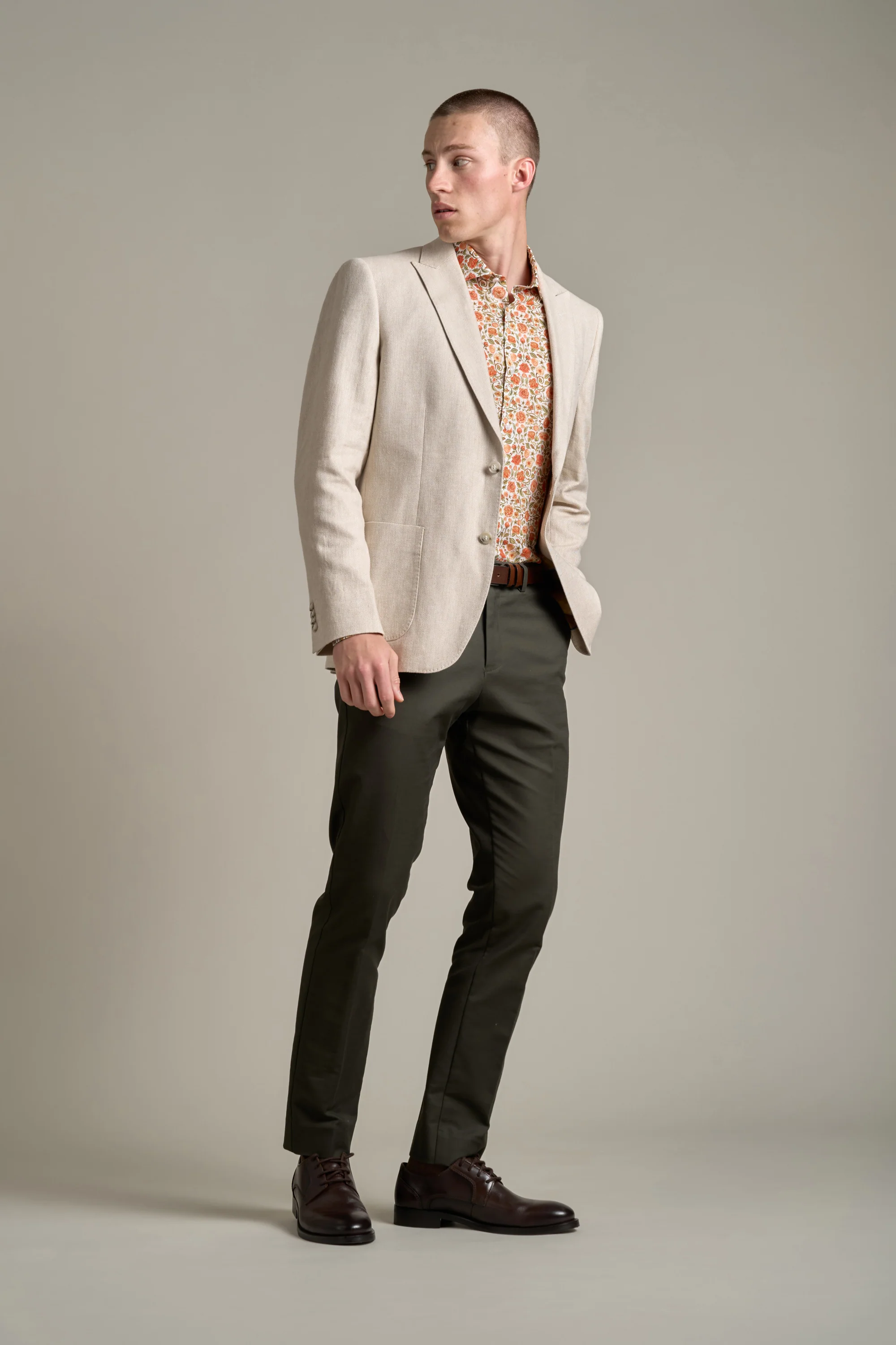 Hume Herringbone Blazer - Image 5