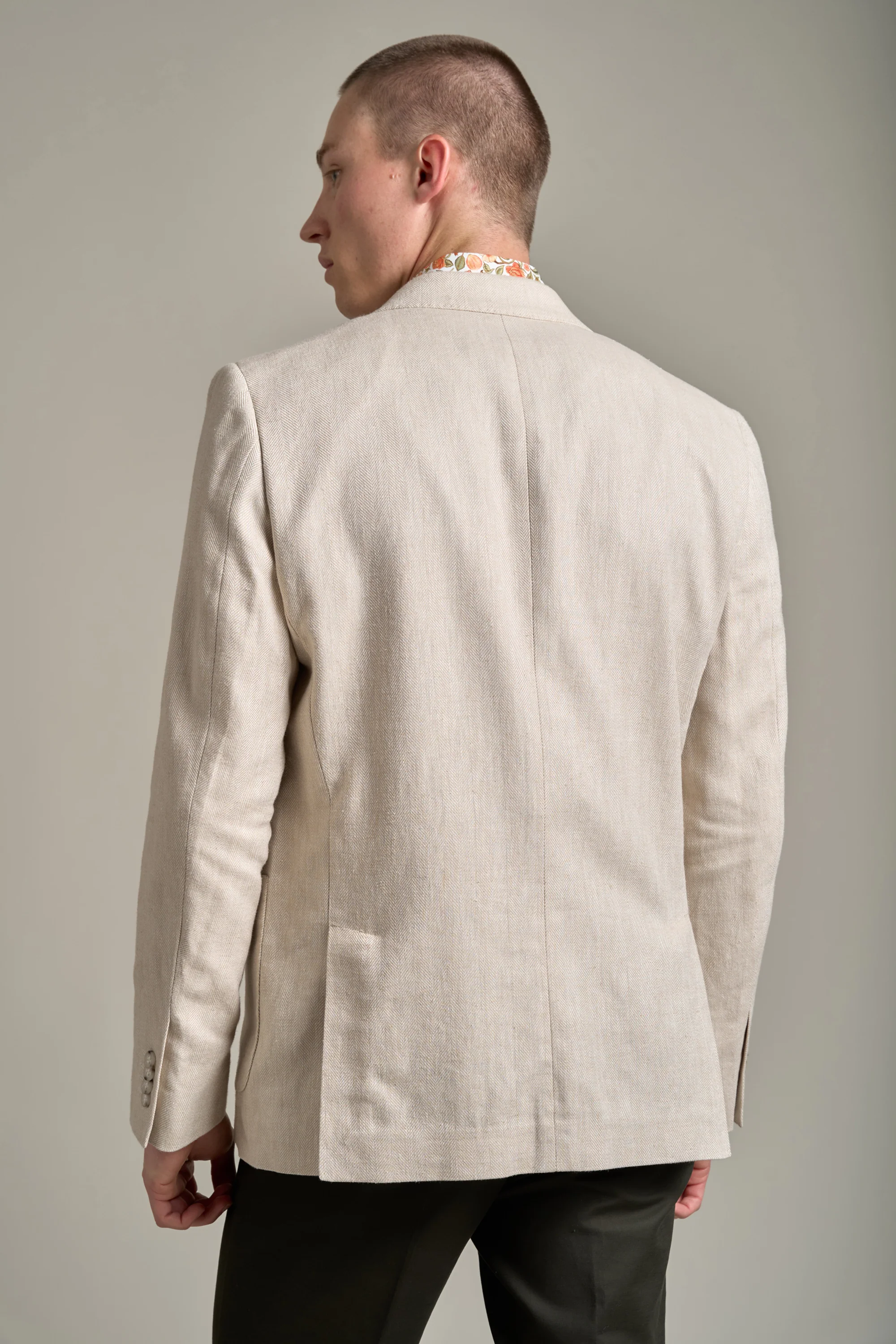 Hume Herringbone Blazer - Image 6