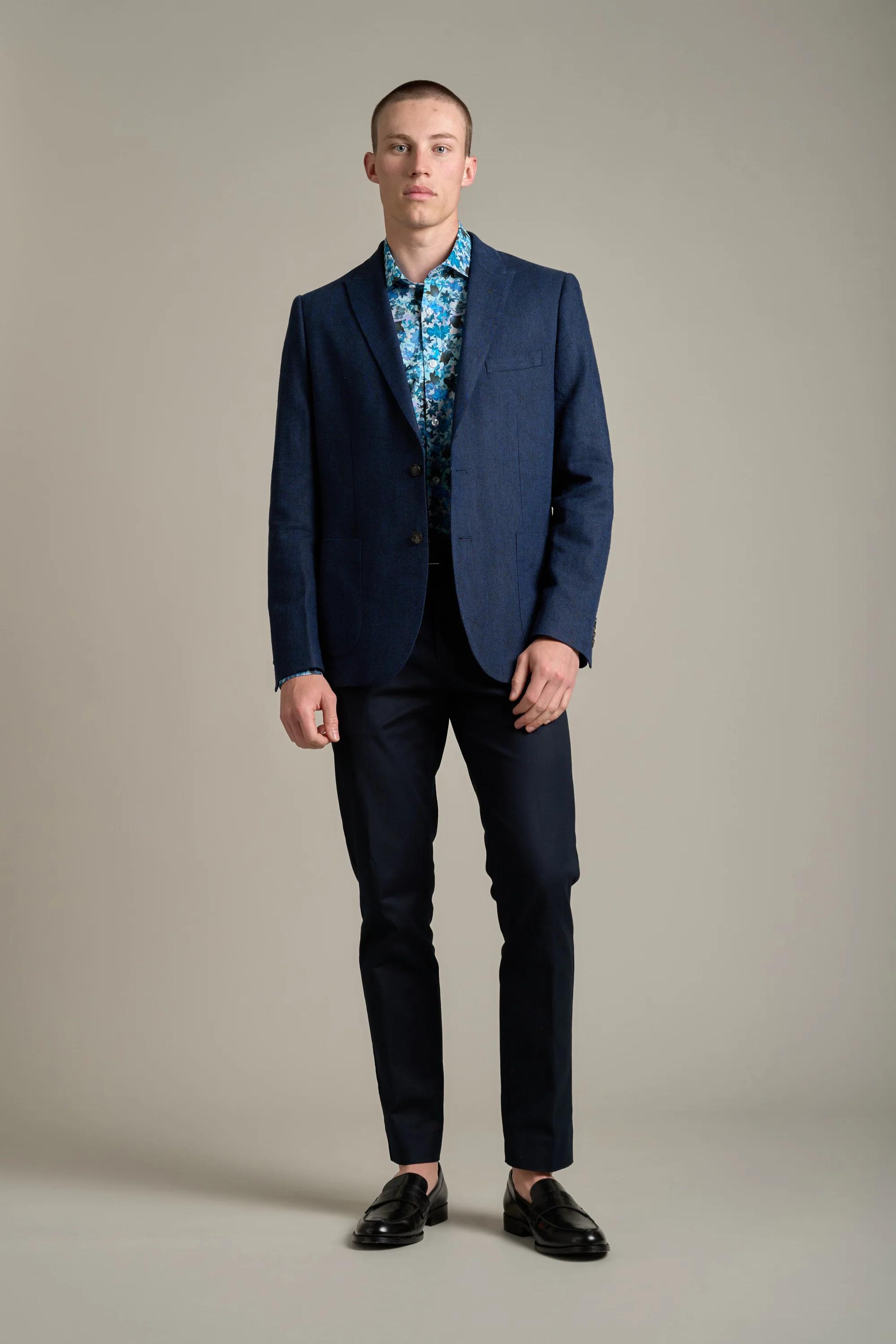 Jackman Herringbone Blazer - Image 2