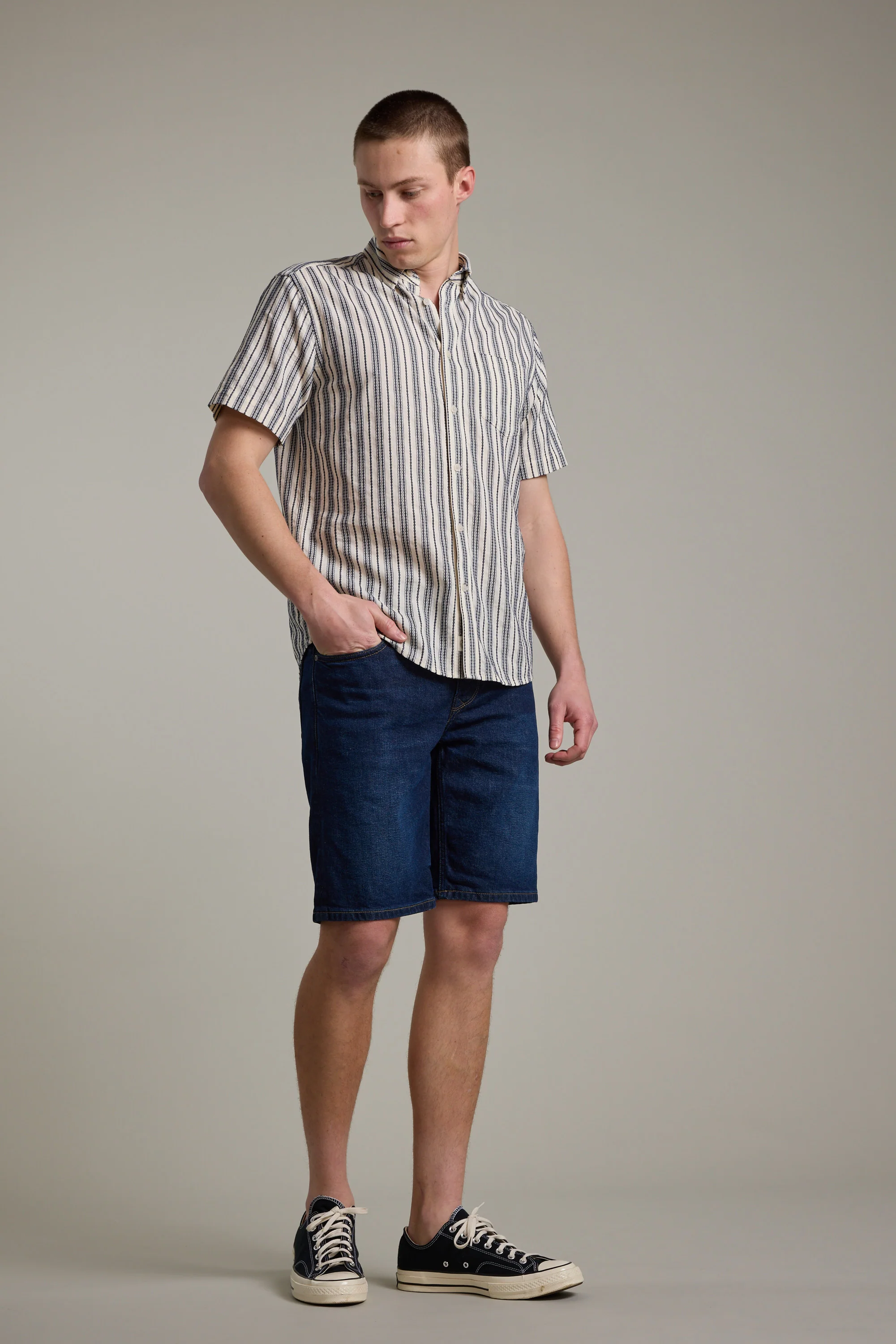 Jackson Texture Stripe Shirt - Image 2