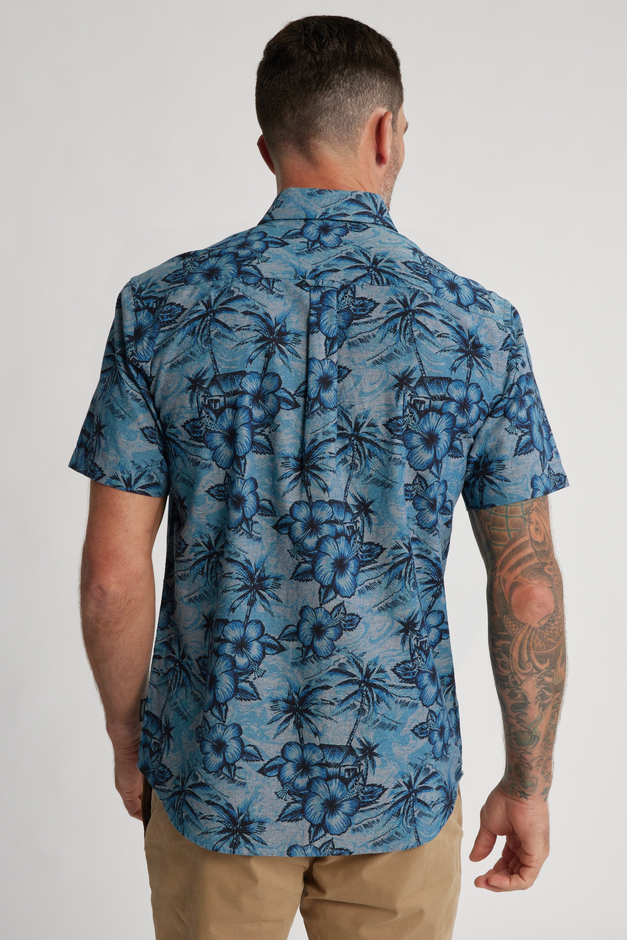 Lakewood Chambray Print Shirt - Image 5