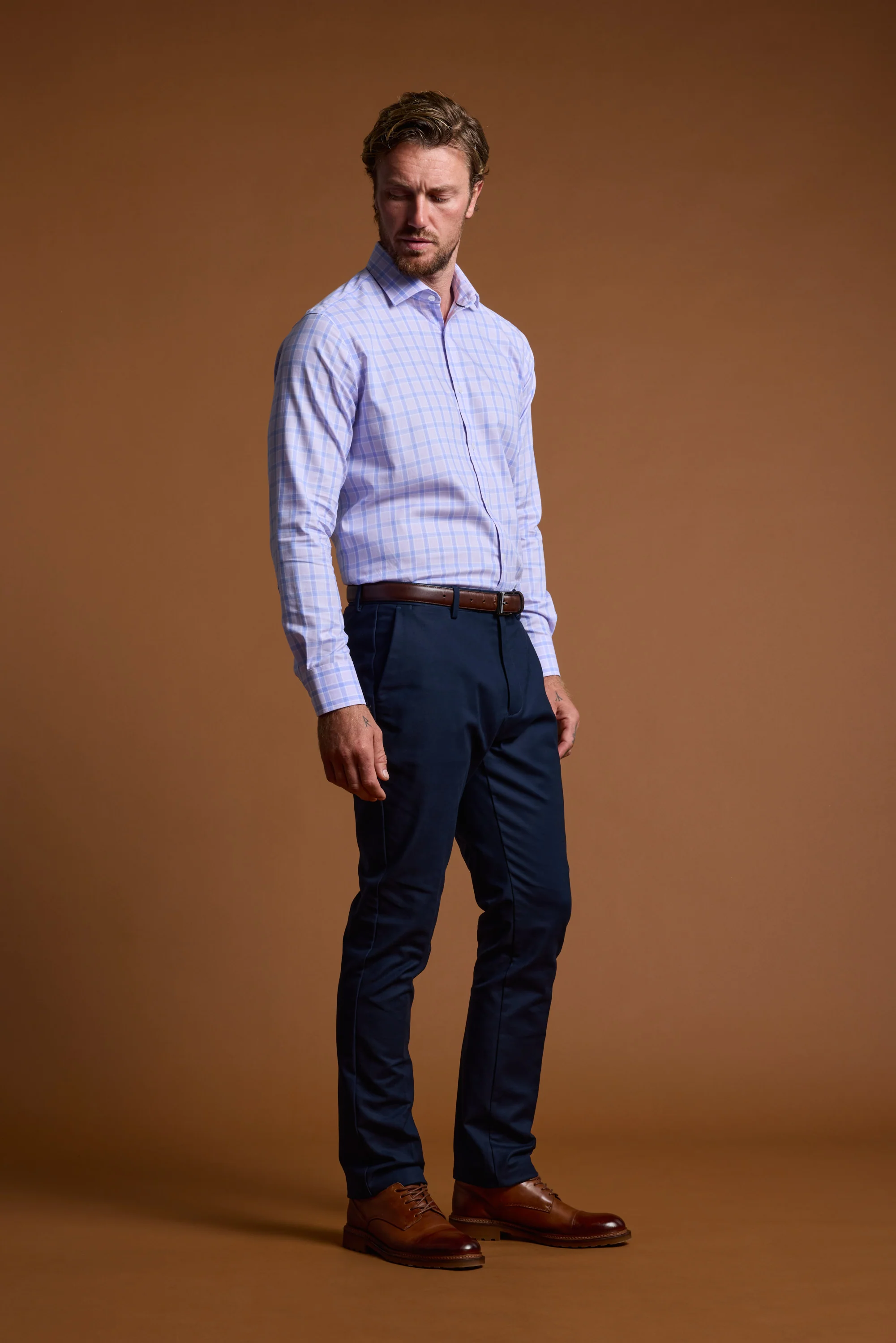 Larry Check Business Shirt - Image 2