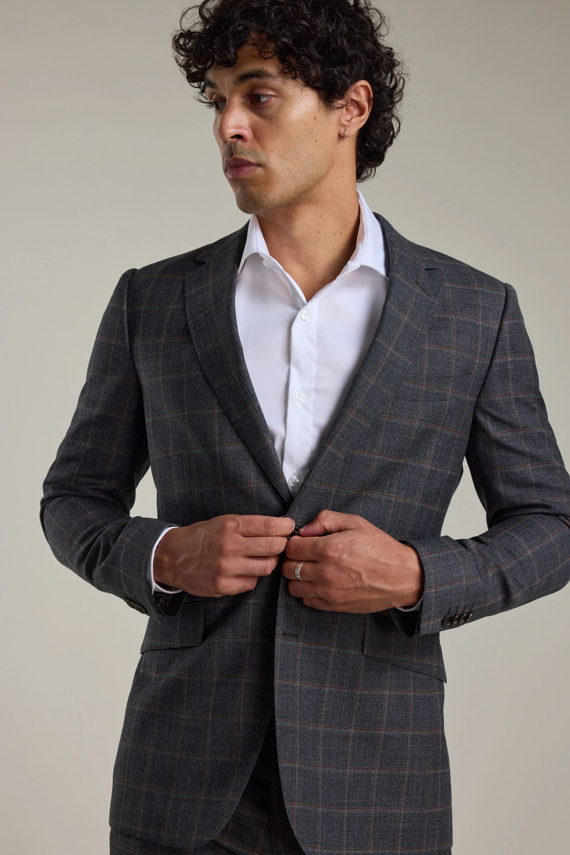 Lewood Check Suit Jacket - Image 3