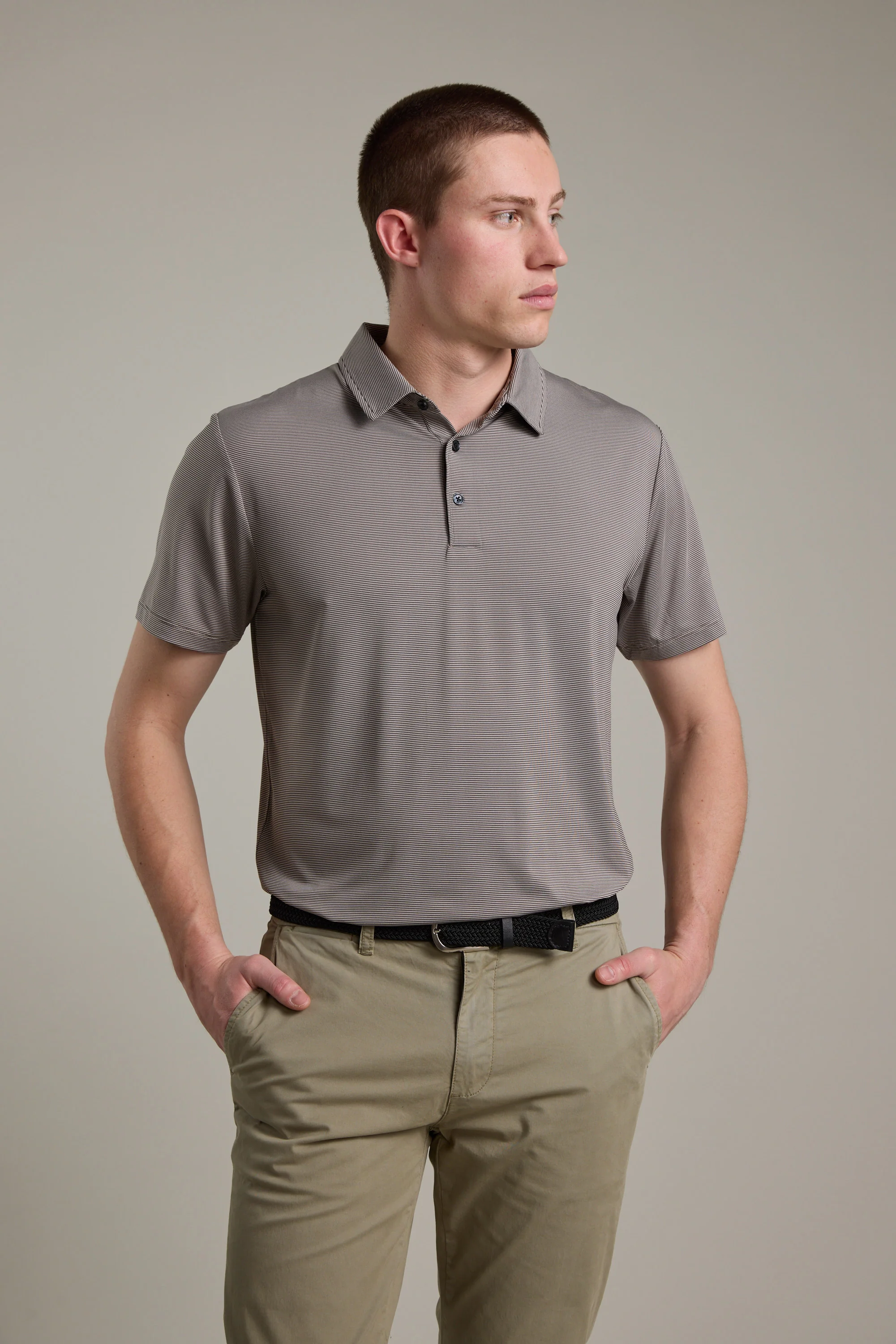 Links Stripe Polo