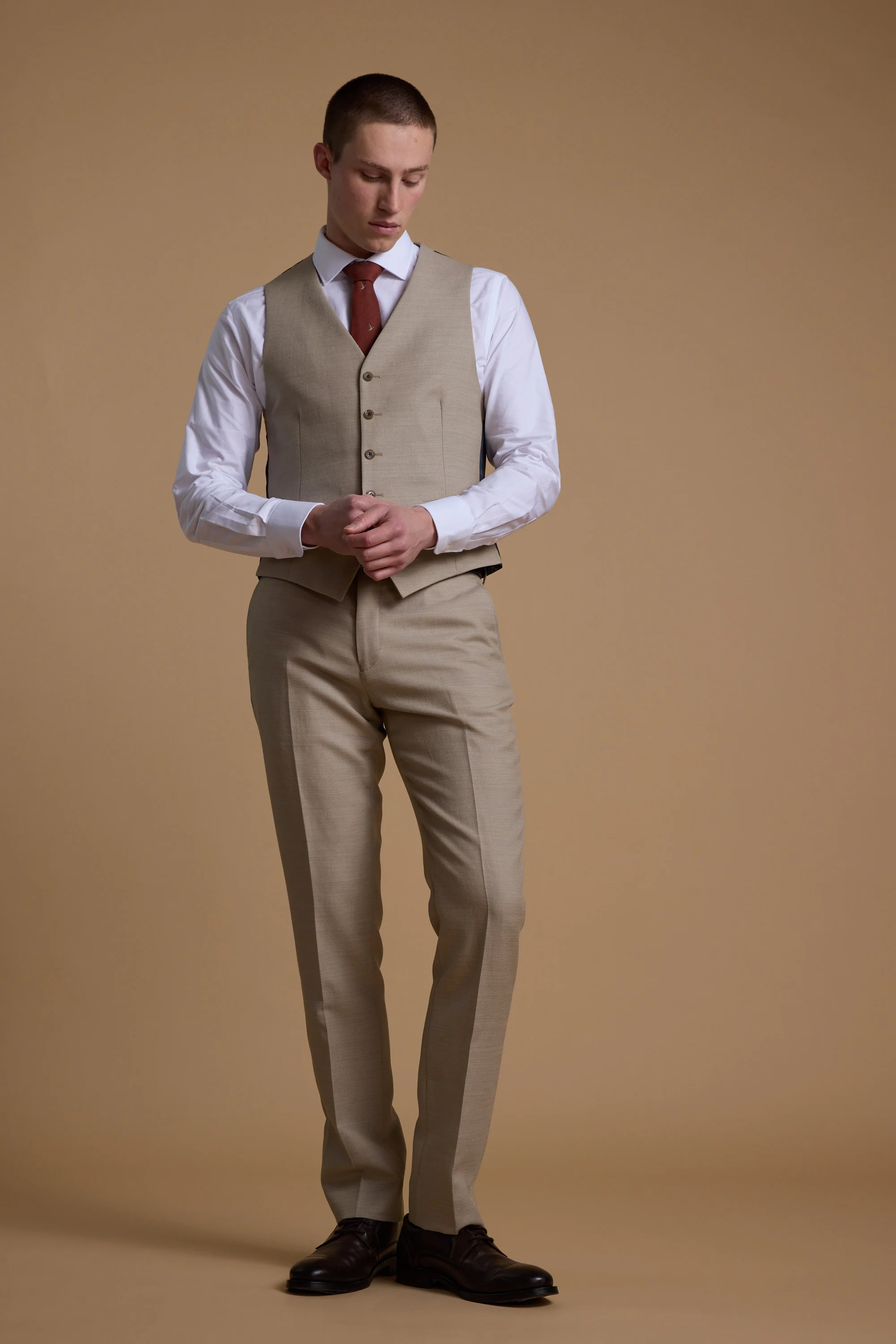 Lister Texture Waistcoat - Image 7