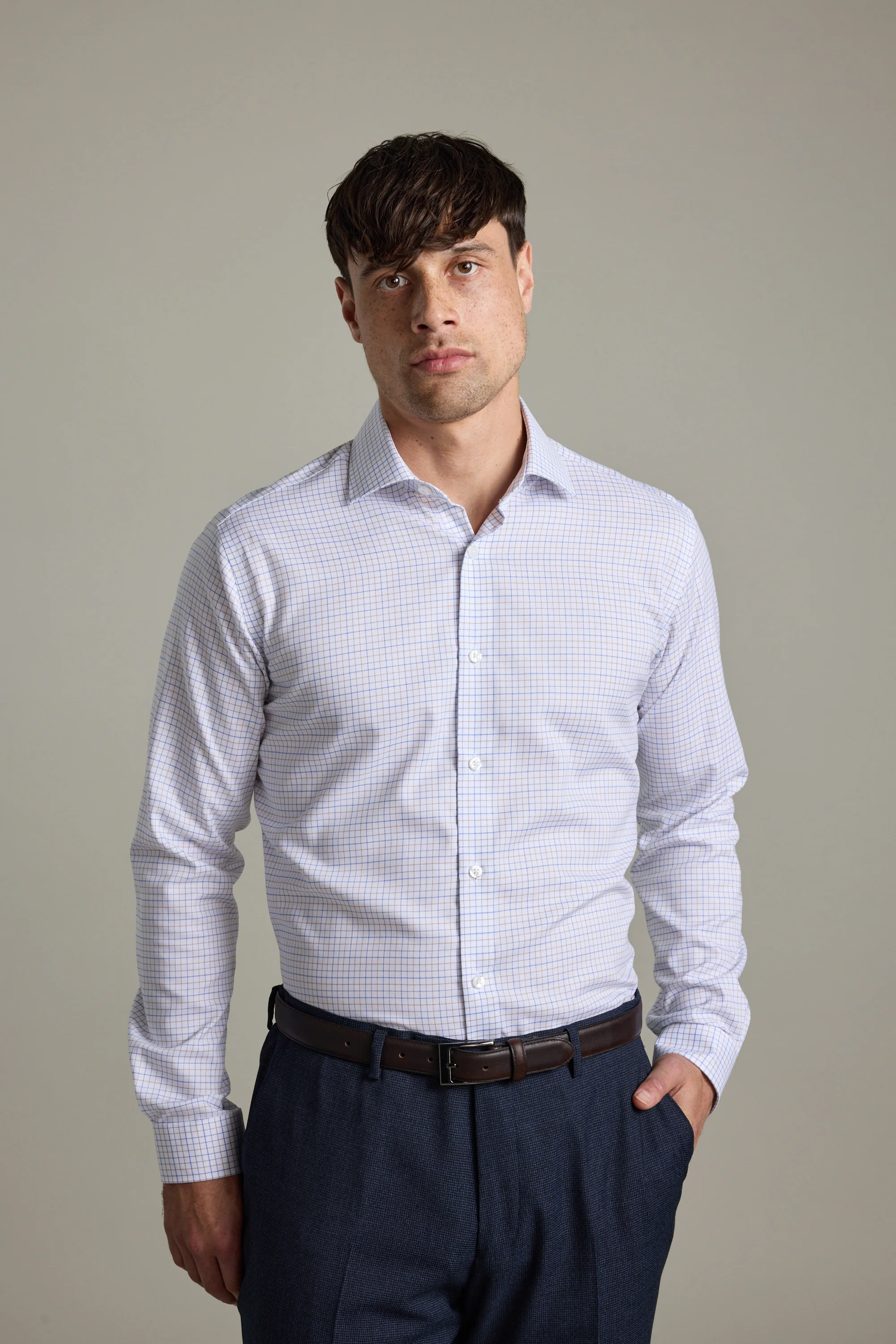 Litt Check Business Shirt - Image 4