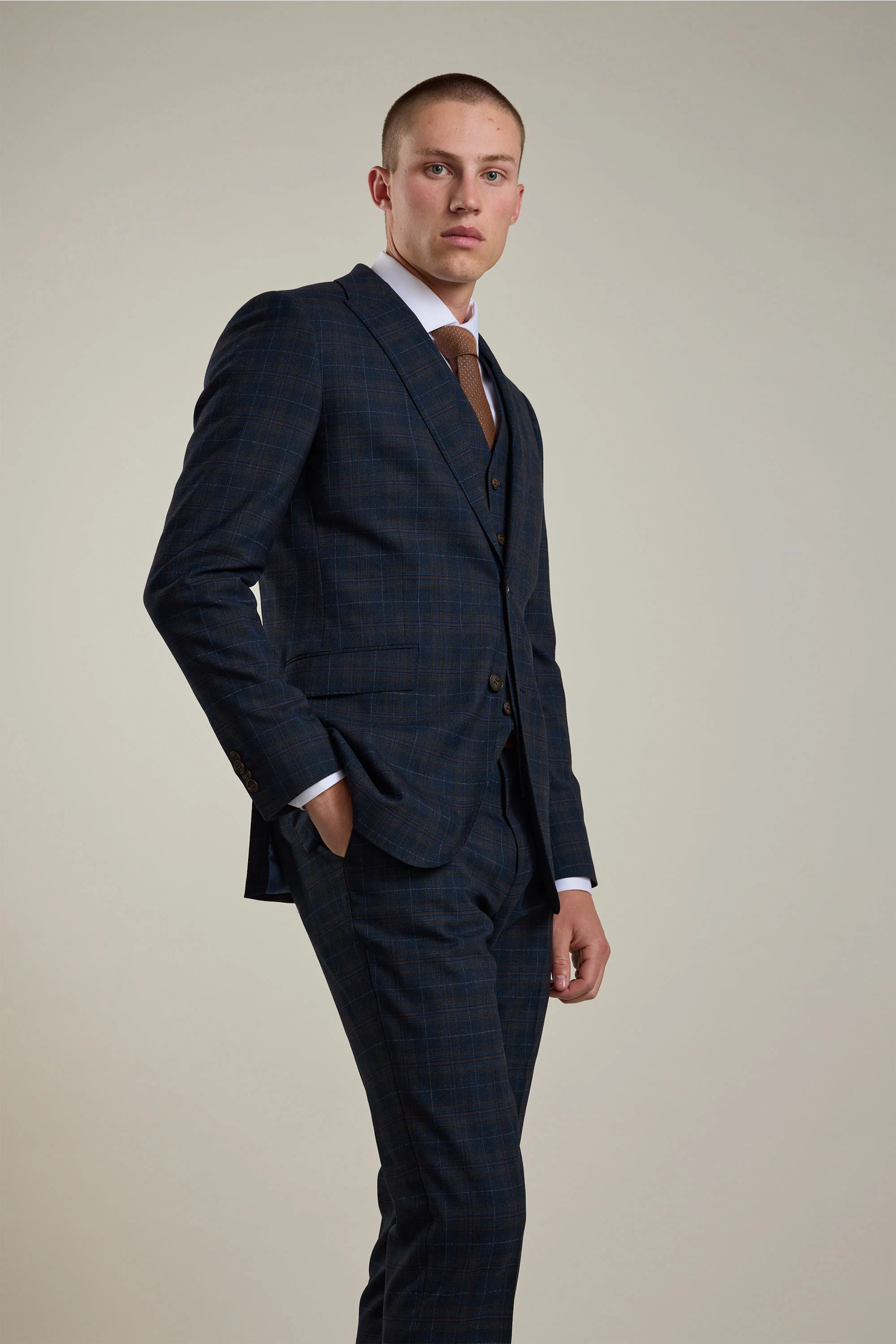 Lockhard Check Suit Jacket
