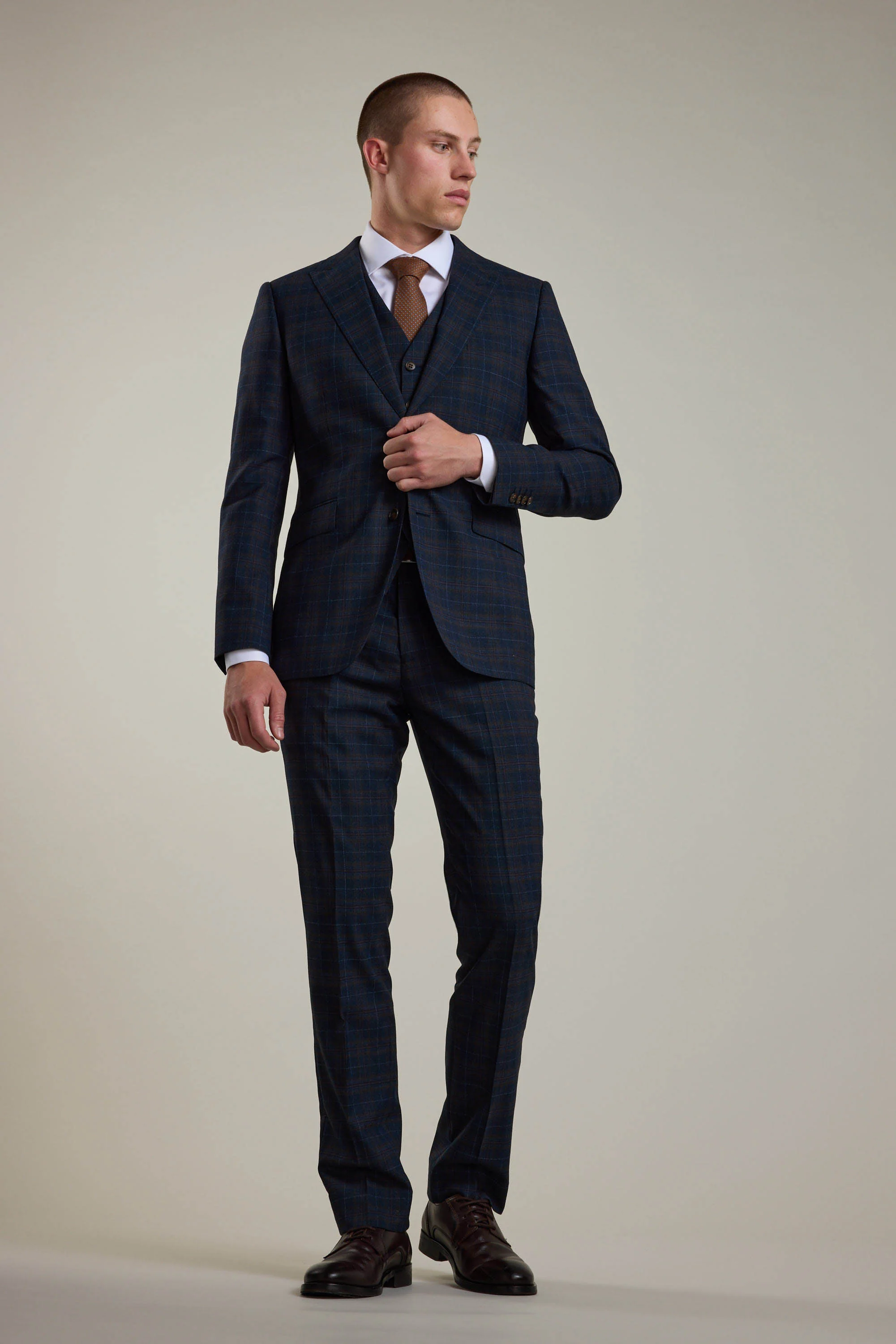 Lockhard Check Suit Trouser